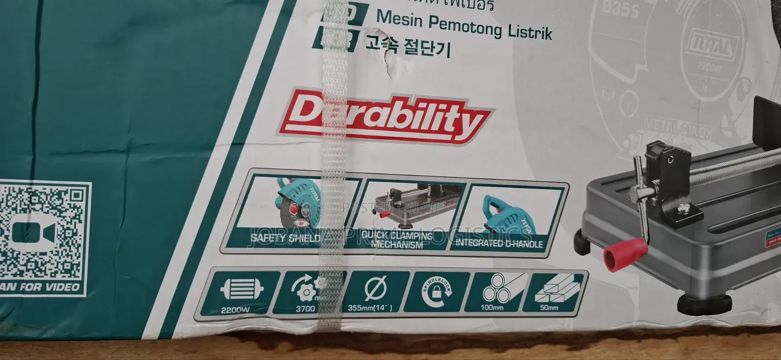 Total 2200w Cut Off Saw