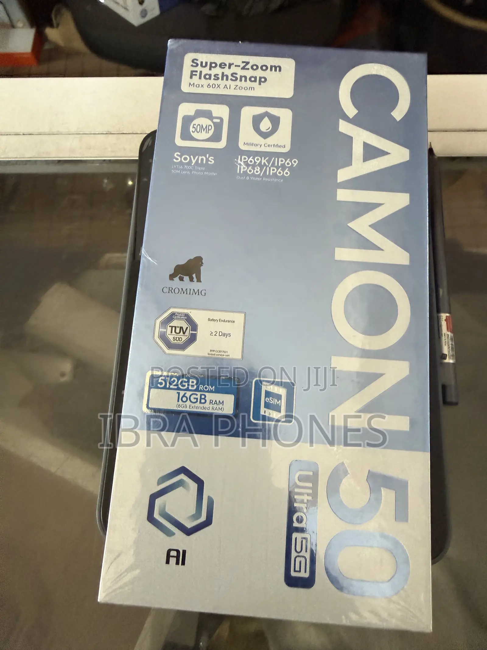 New Tecno Camon 50 Ultra 512 GB Black