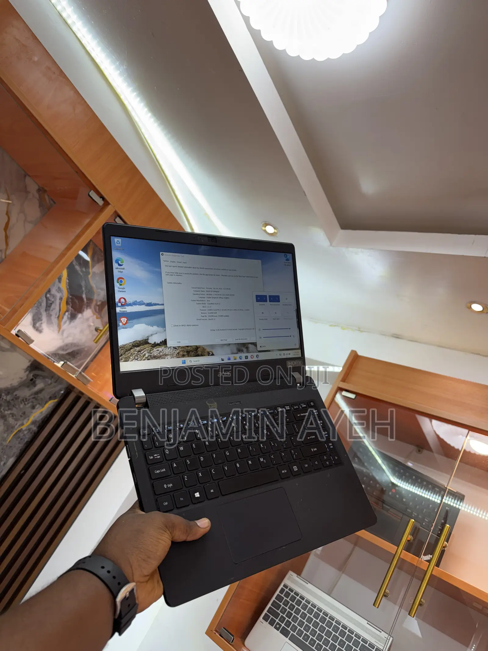 Laptop Acer TravelMate 8GB Intel Core i3 SSD 128GB