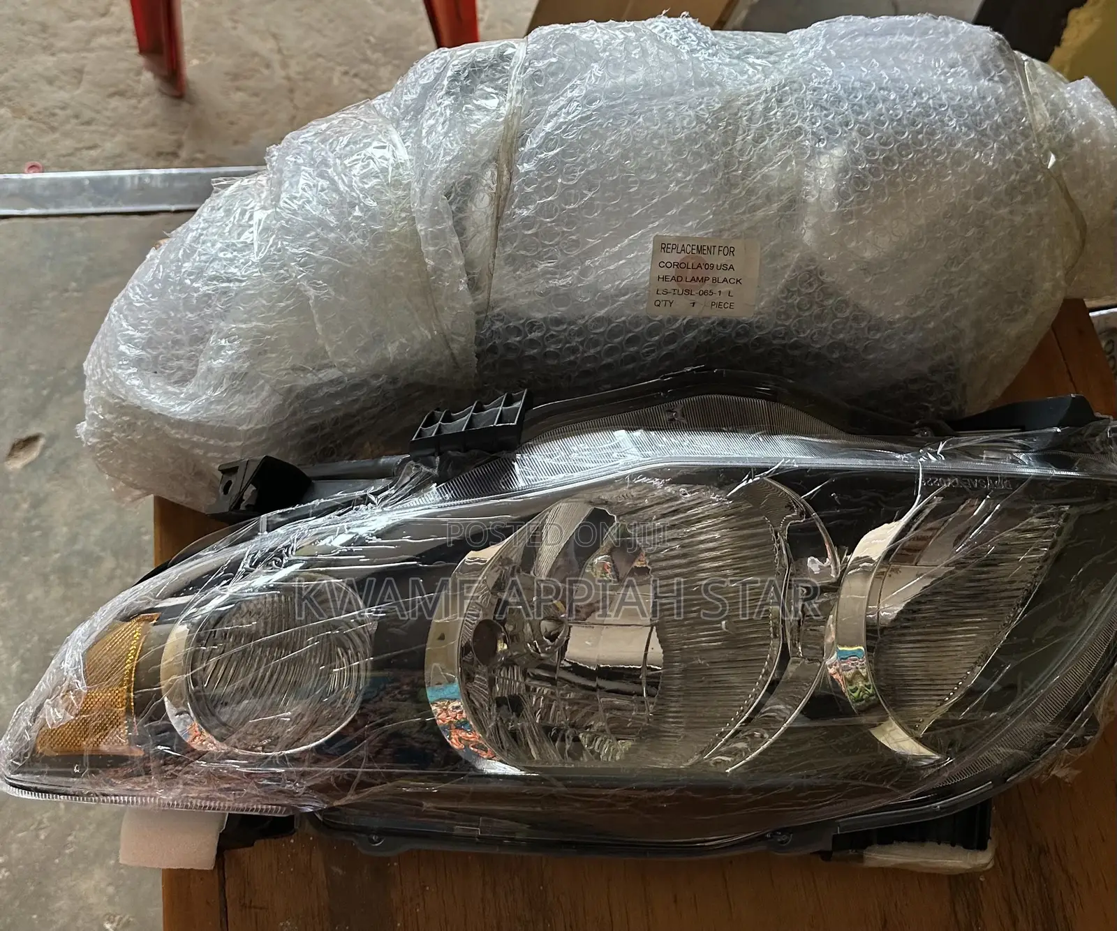 Corolla “2009” Black Headlight Pair