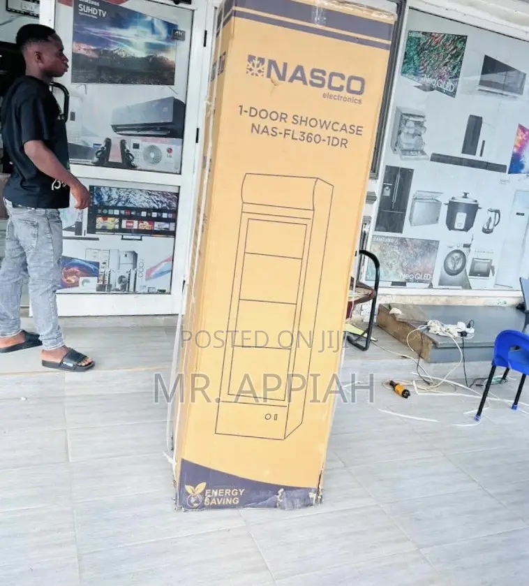 Buy Sleek Nasco 298L Beverage Cooler(NAS-Fl360-1DR)Glass Door