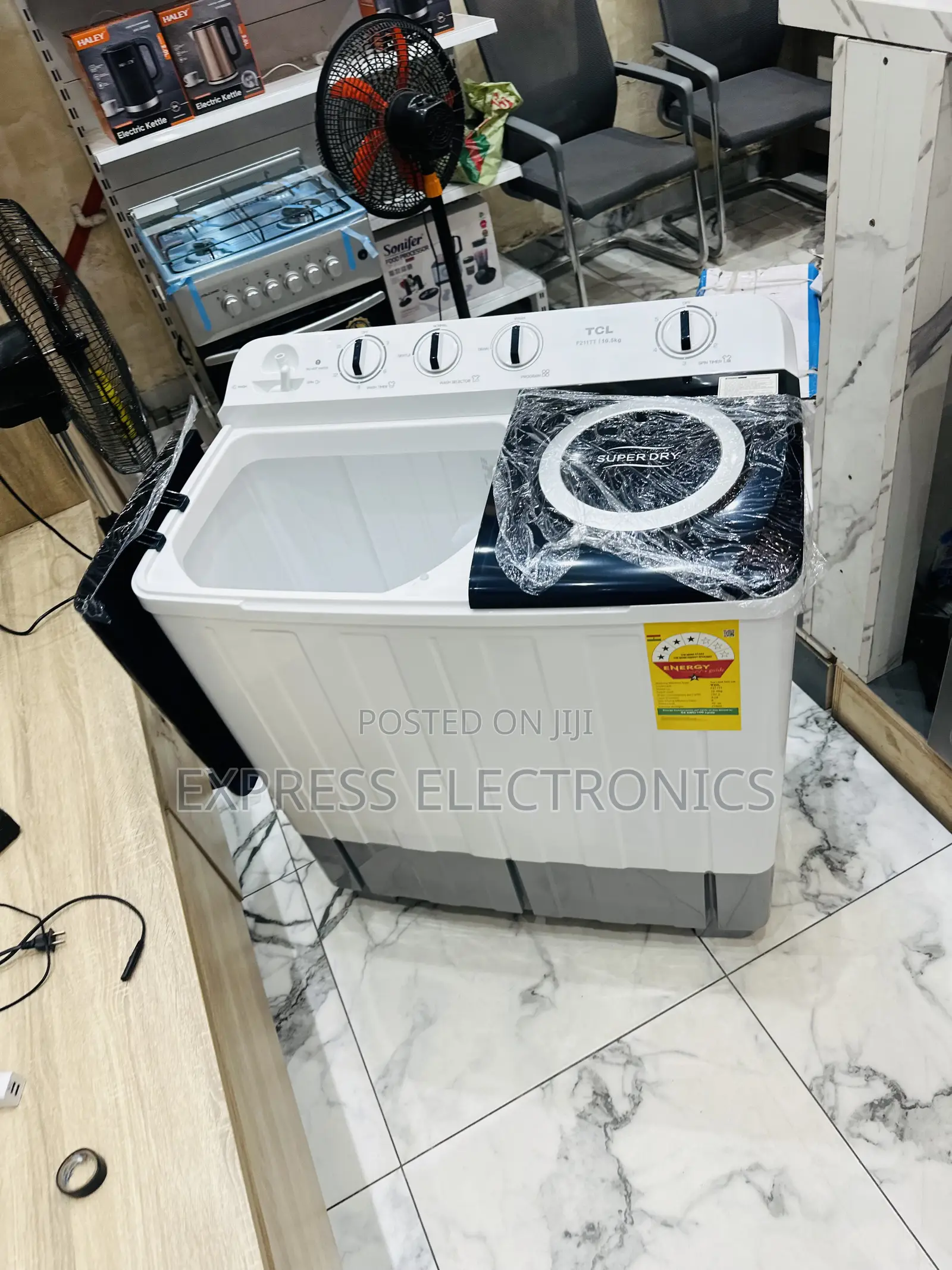 10.5kg Topload Semi Automatic—-TCL White