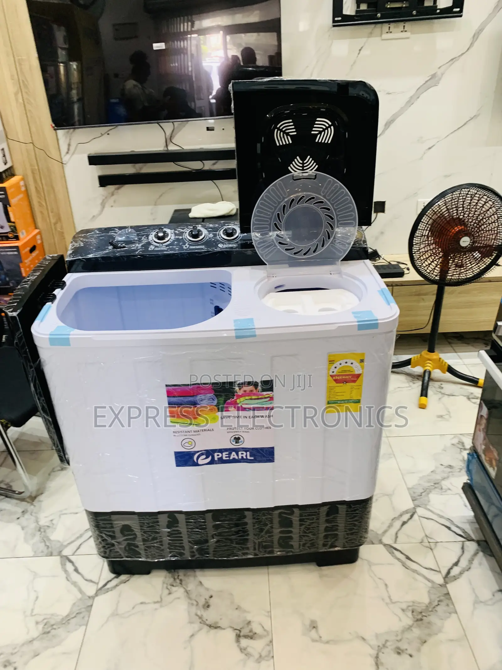 Zealous Sleek Pearl -18Kg Topload Twintub Semi Automatic