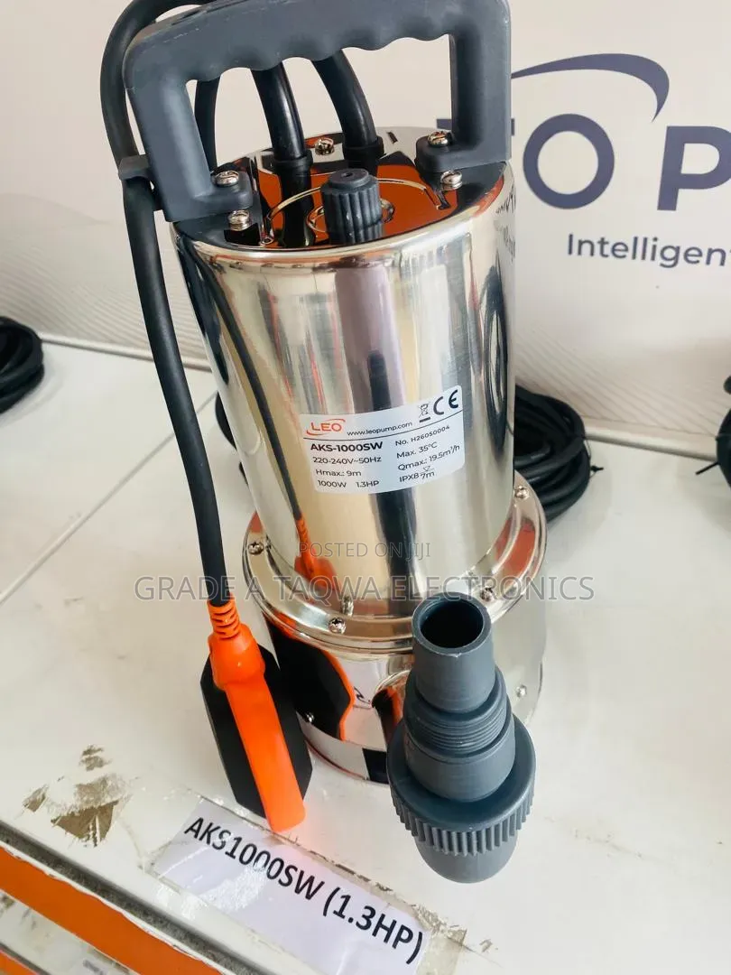 1.3 Horsepower Leo Stainless Submersible Water Pump