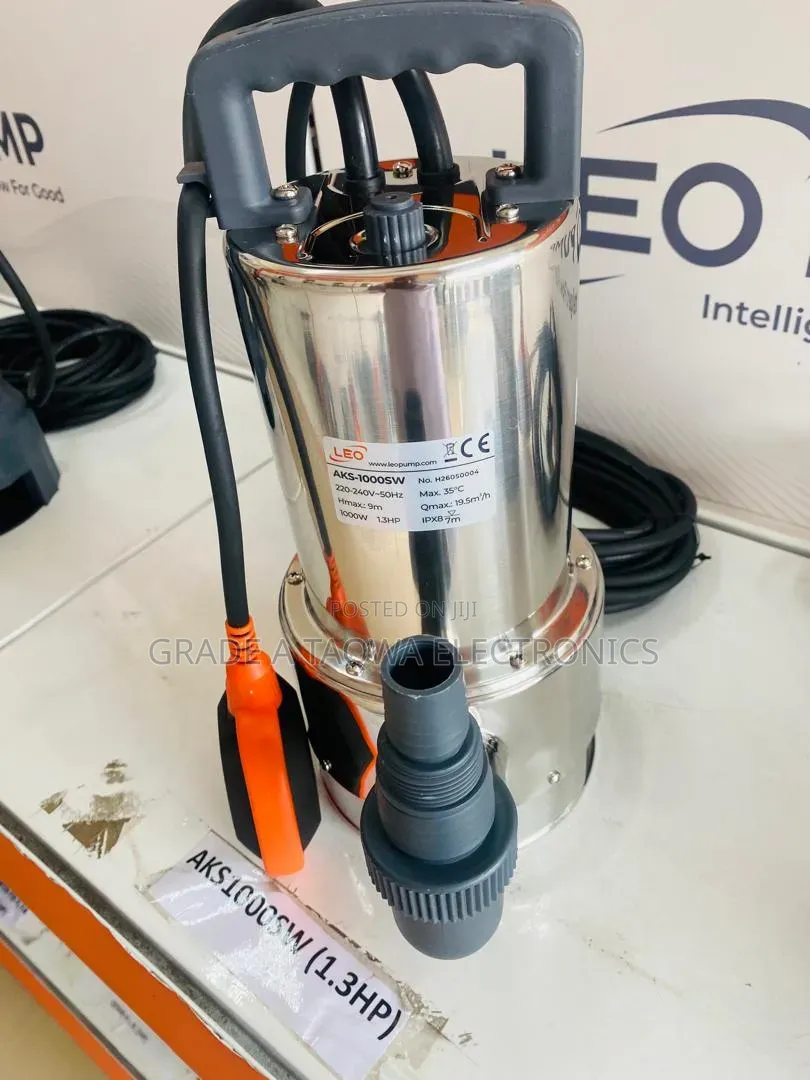 Enhanced Leo 1.3hp Stainless Submersible Pump