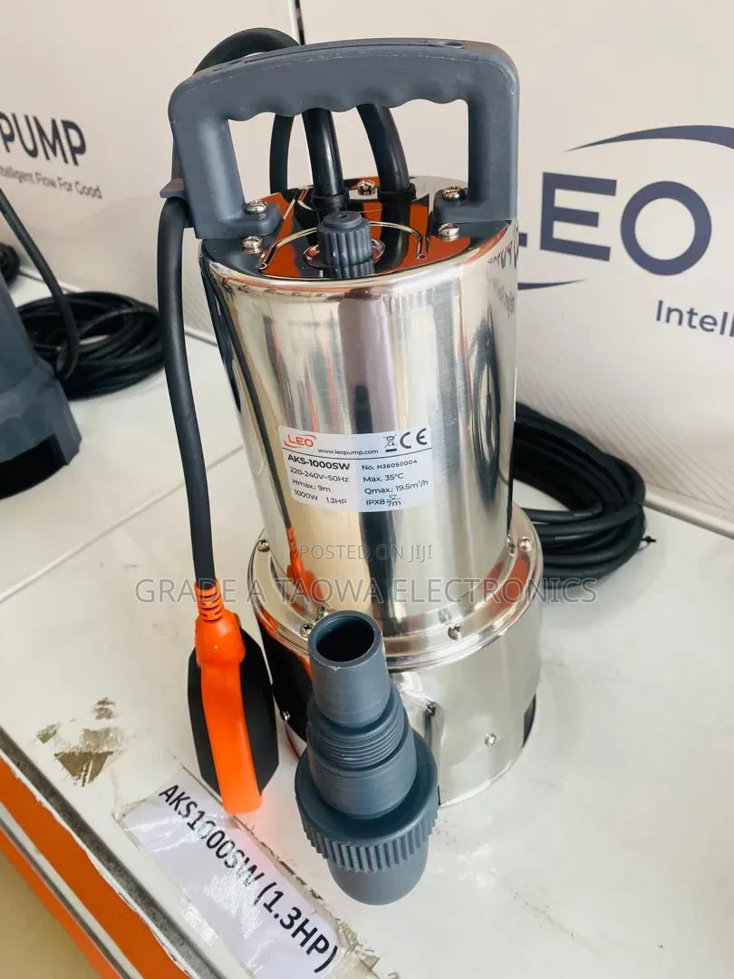 Best Solution,Leo 1.3hp Stainless Submersible Pump