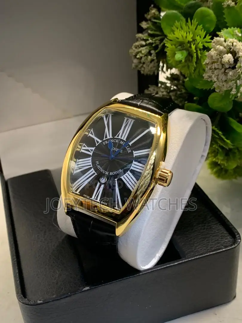 Frank Muller Leather Timepiece