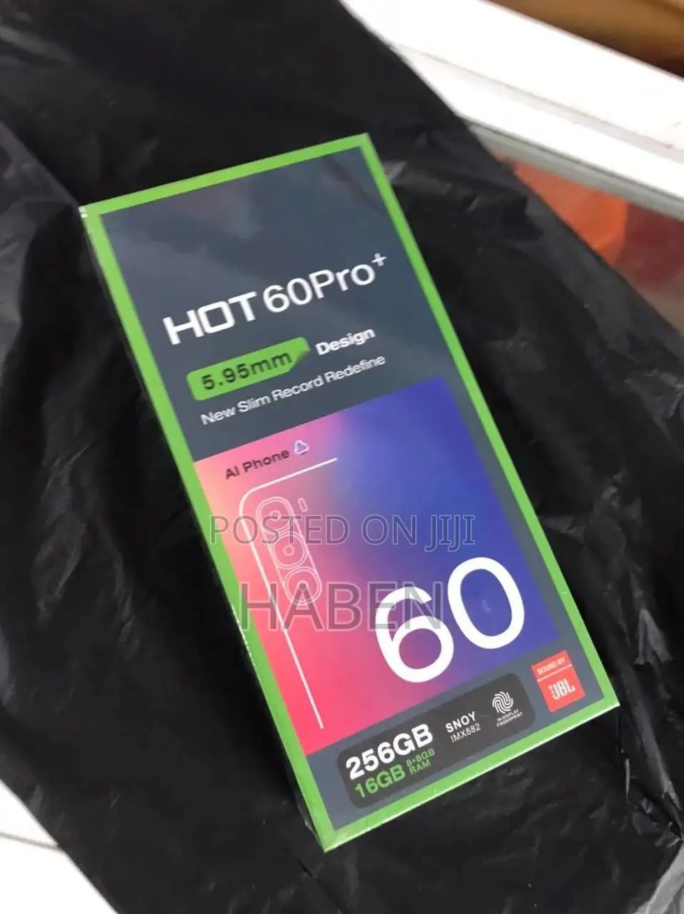 New Infinix Hot 60 Pro+ 256 GB Black