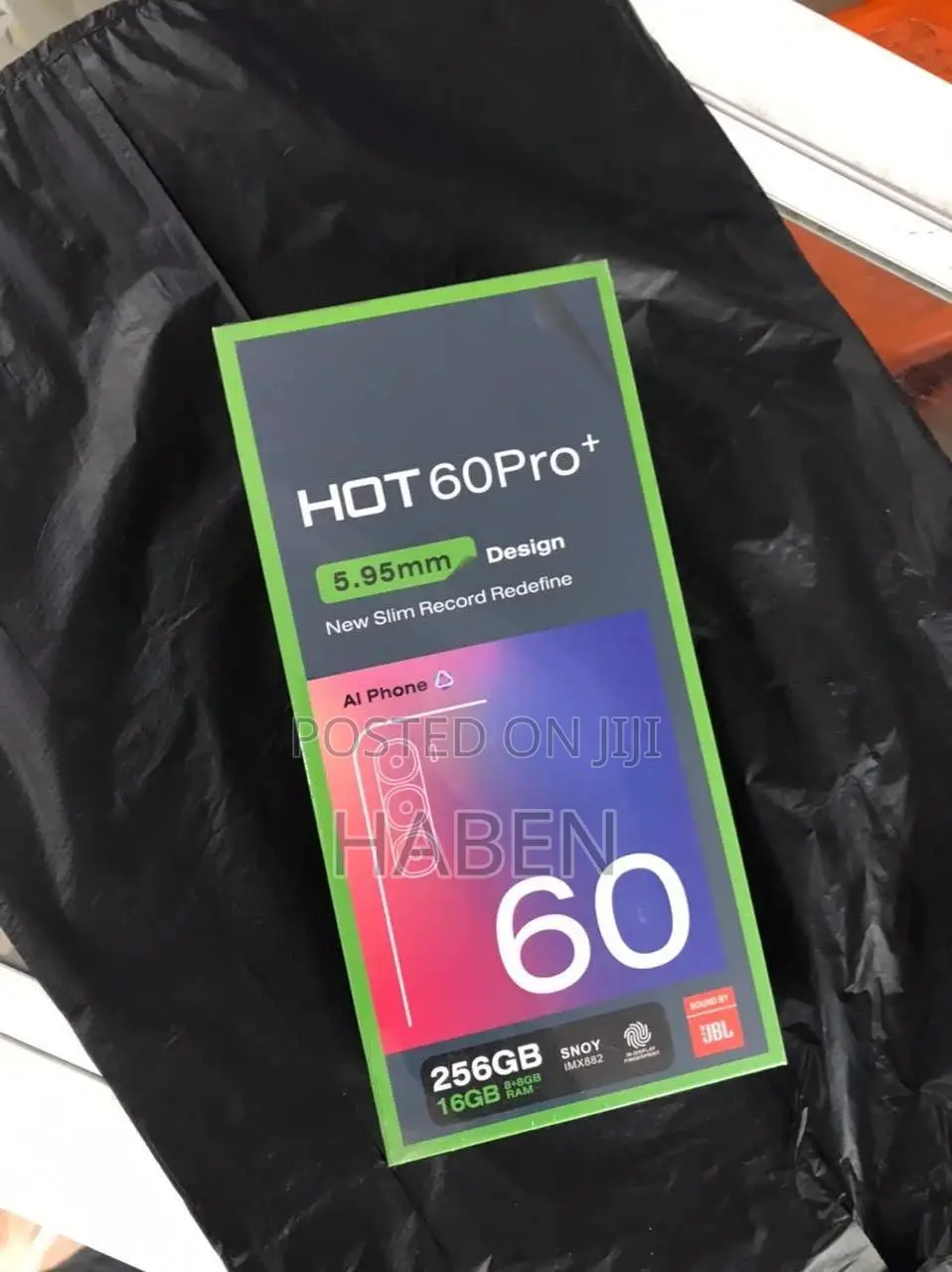 New Infinix Hot 60 Pro+ 256 GB Black