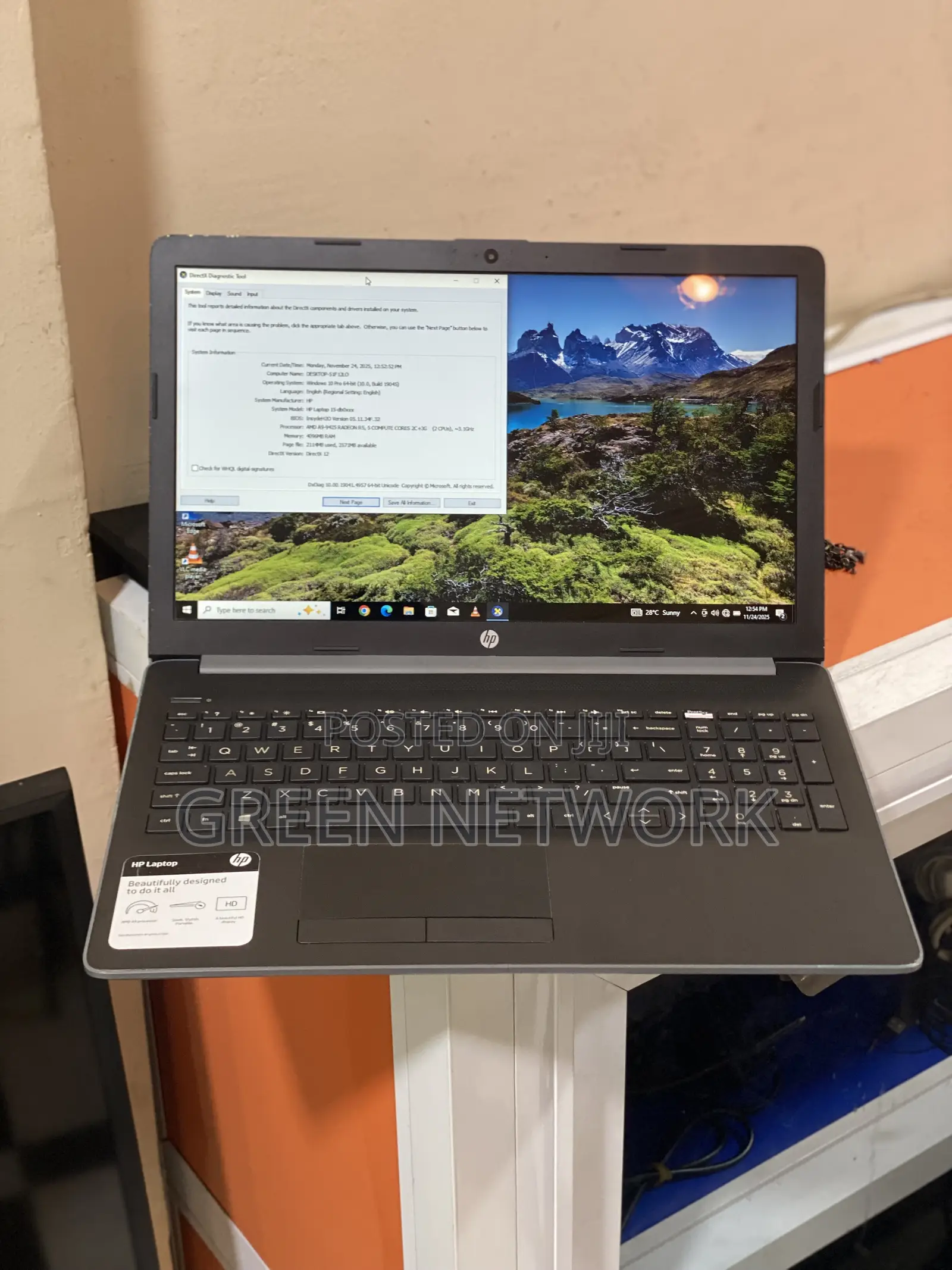 Laptop HP 15-da3007nia 8GB AMD A8 SSD 256GB