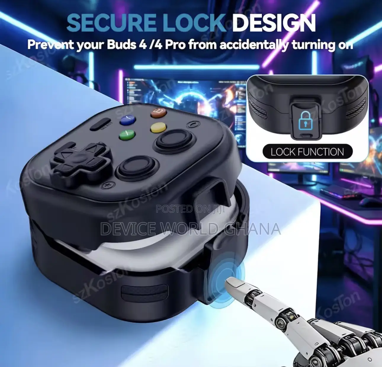 Game Controller 3d Design Case for Samsung Buds 4pro and 4