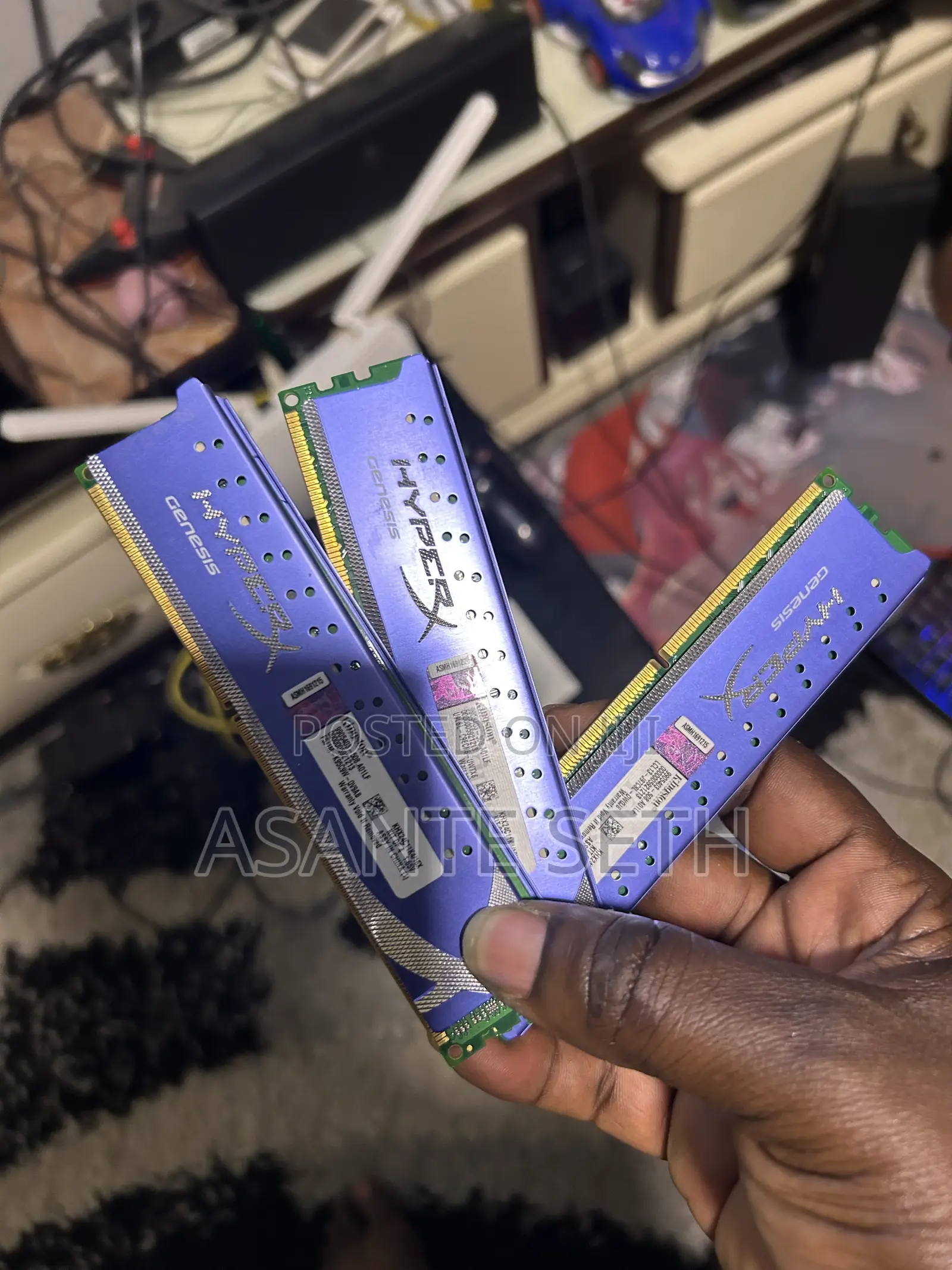 Desktop Gaming Hyper X Ddr3 Ram 4gb Each
