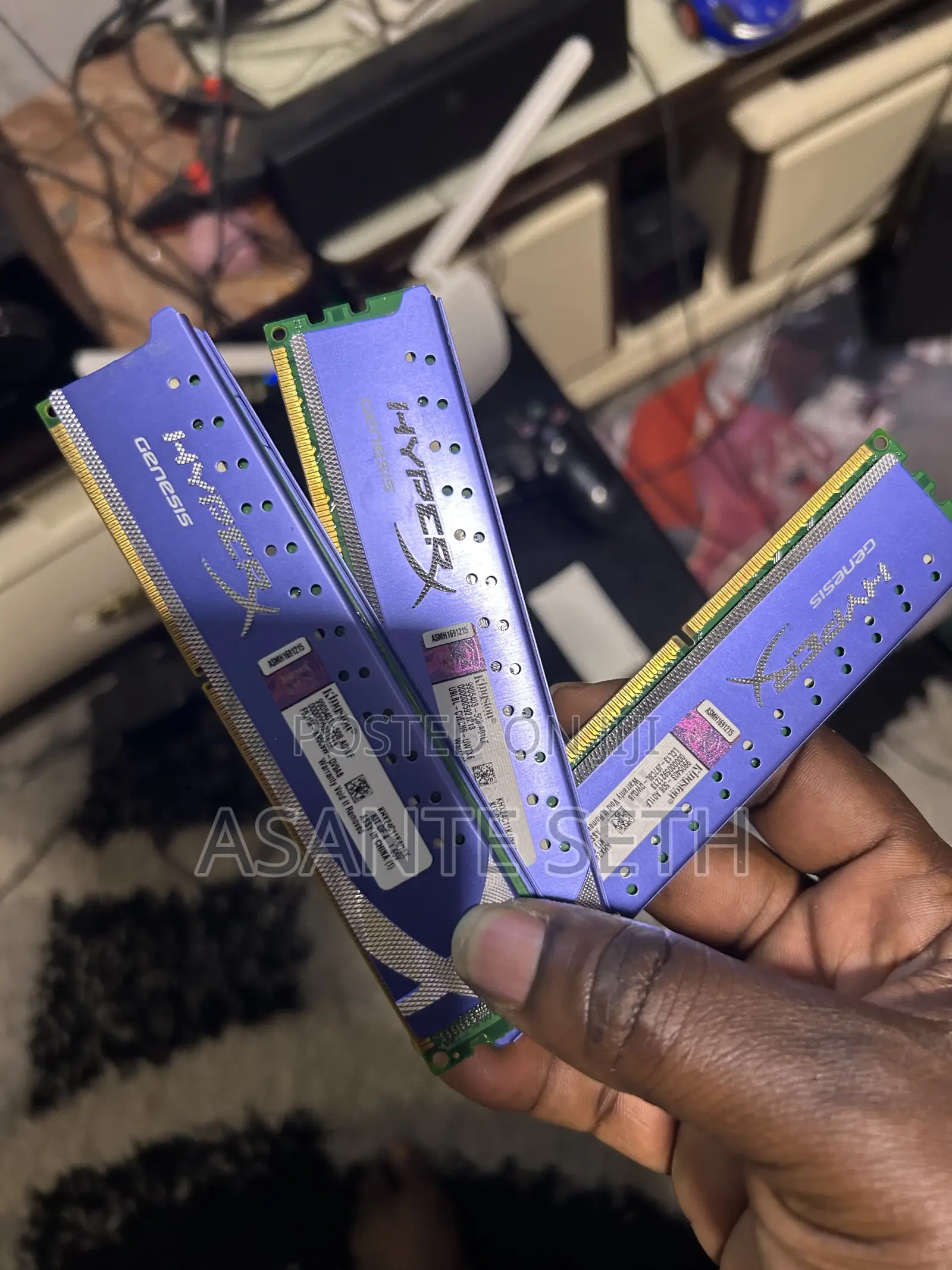 Desktop Gaming Hyper X Ddr3 Ram 4gb Each