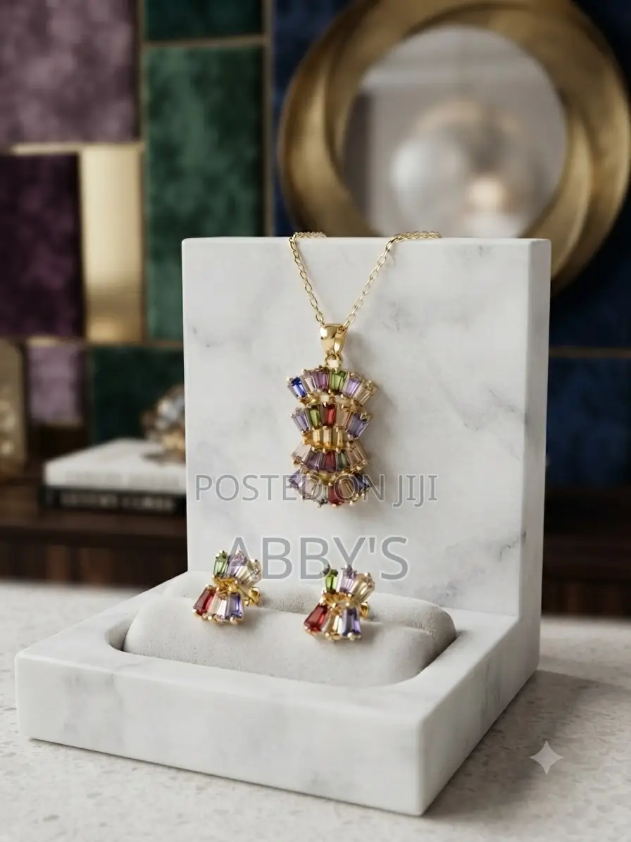Butterfly Necklace With Earrings