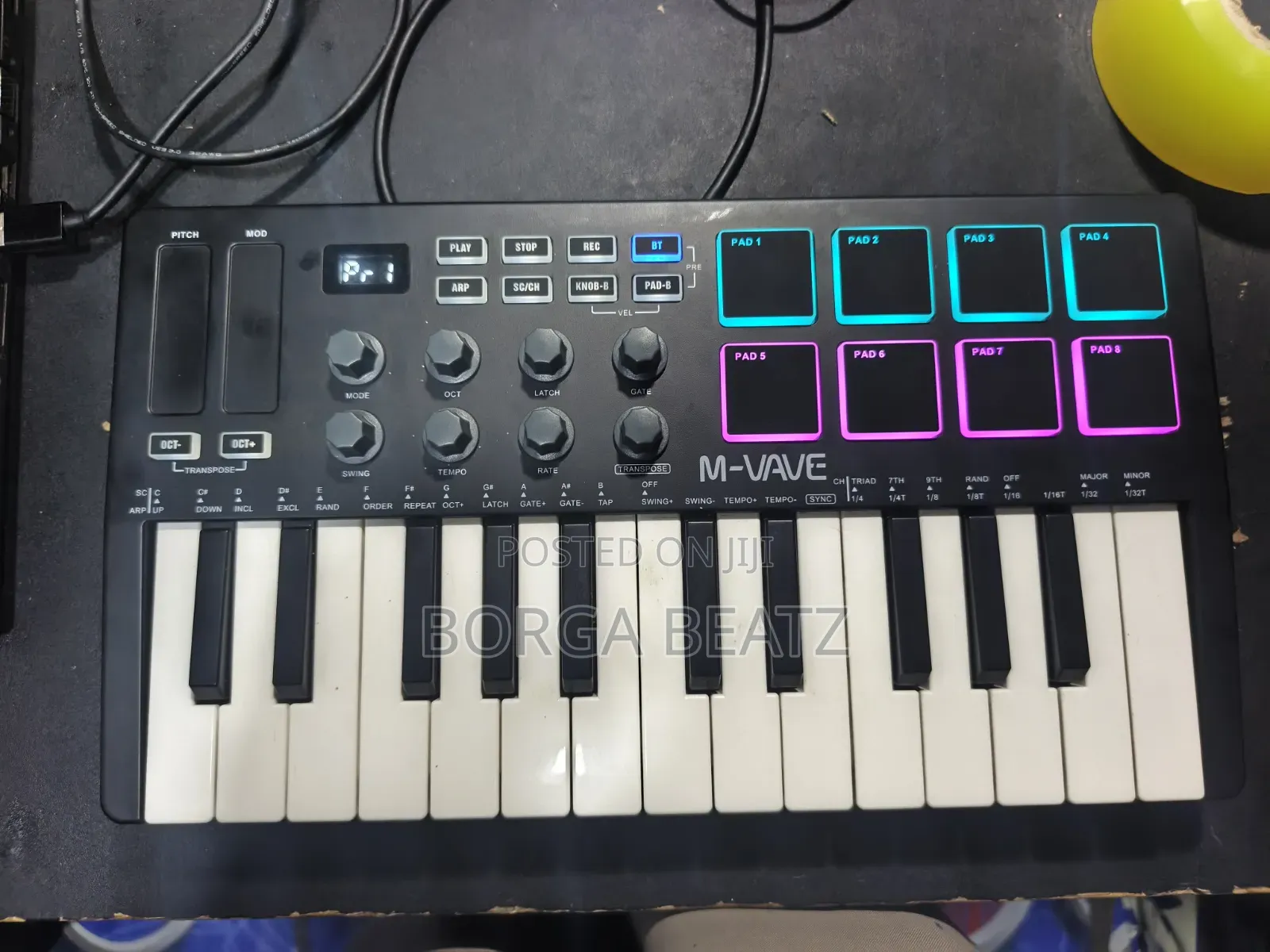 M-Wave Midi Keyboard 25 Keys Controller