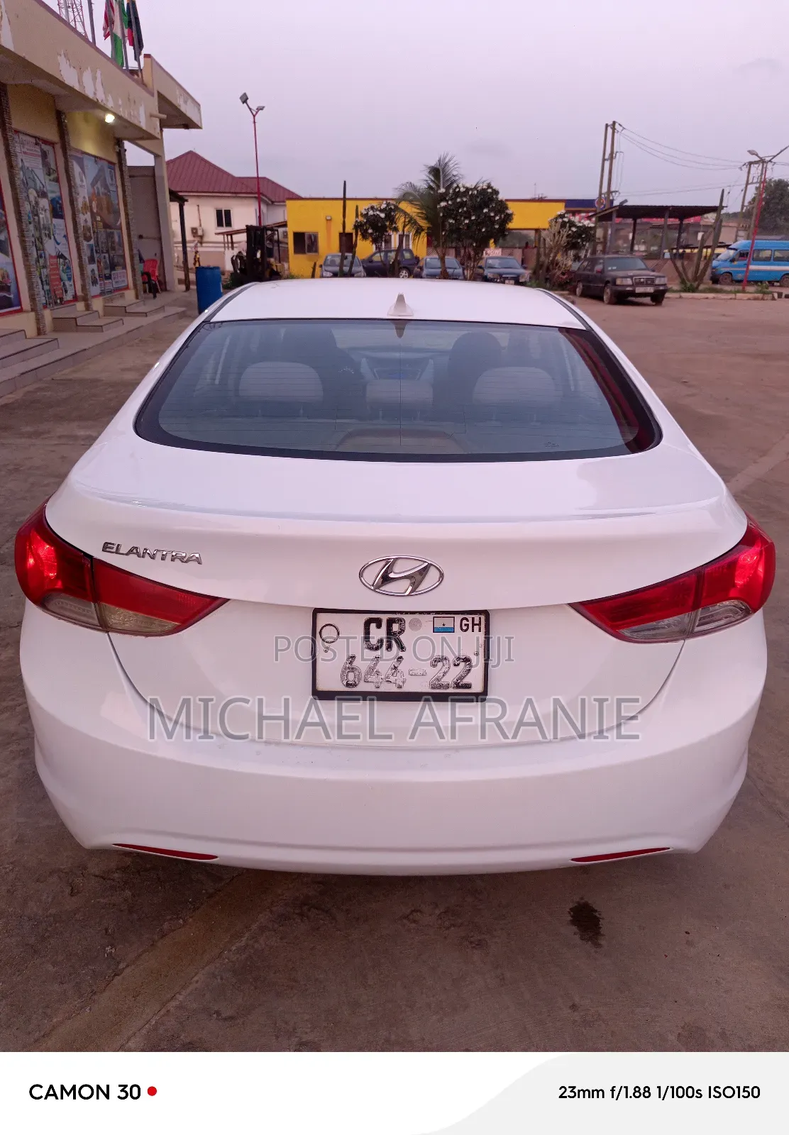 Hyundai Elantra GLS Sedan FWD (1.8L 4cyl 6A) 2013 White