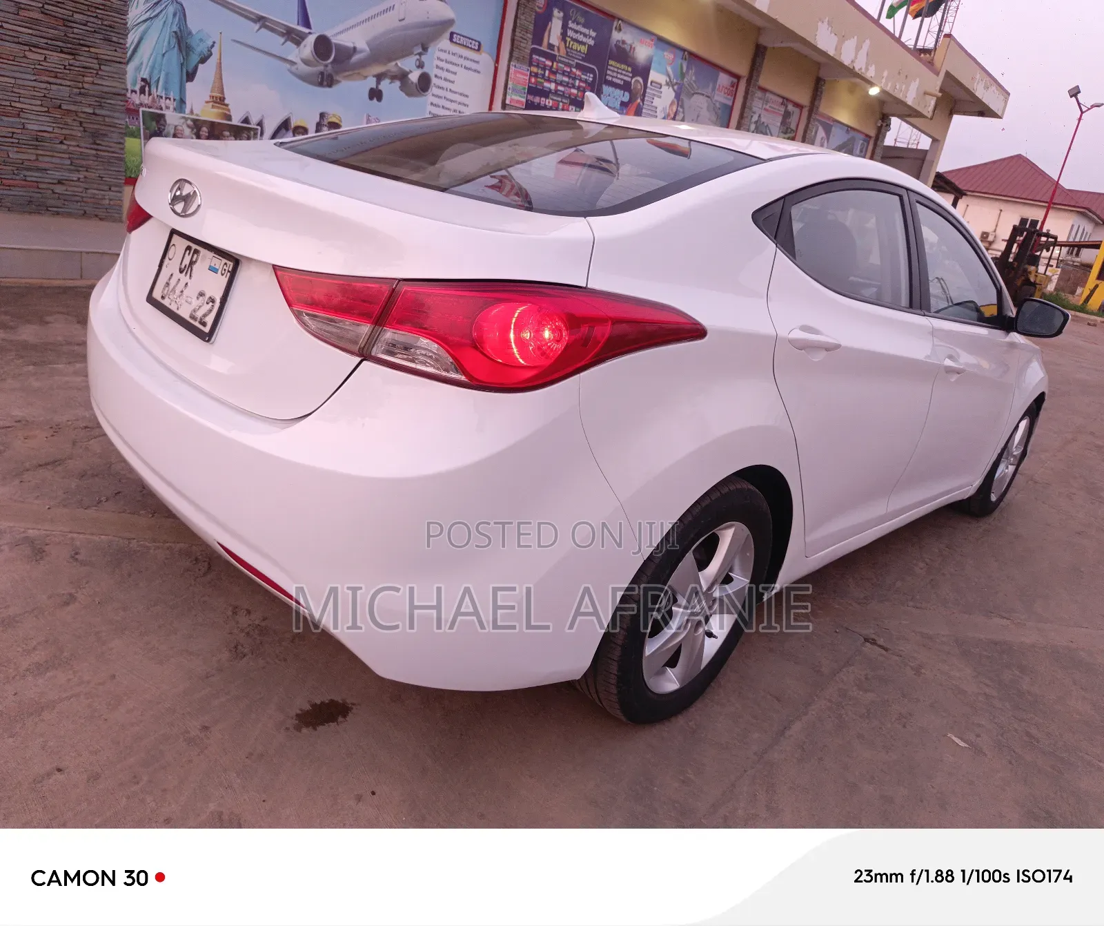 Hyundai Elantra GLS Sedan FWD (1.8L 4cyl 6A) 2013 White