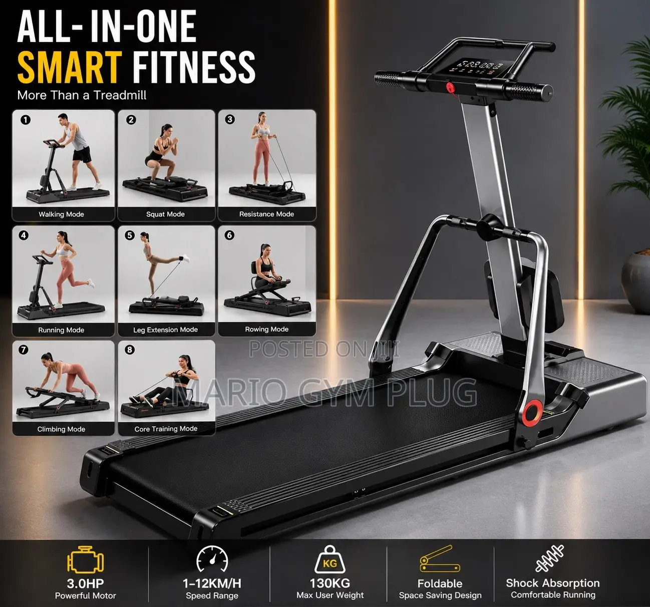 Treadmill With Functions