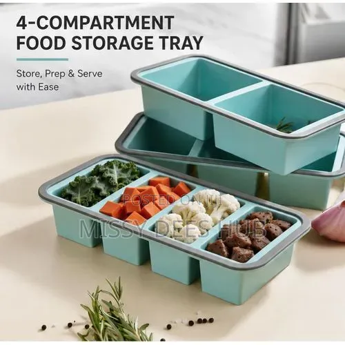 Silicone Partitioned Bowls for Stews and Soups