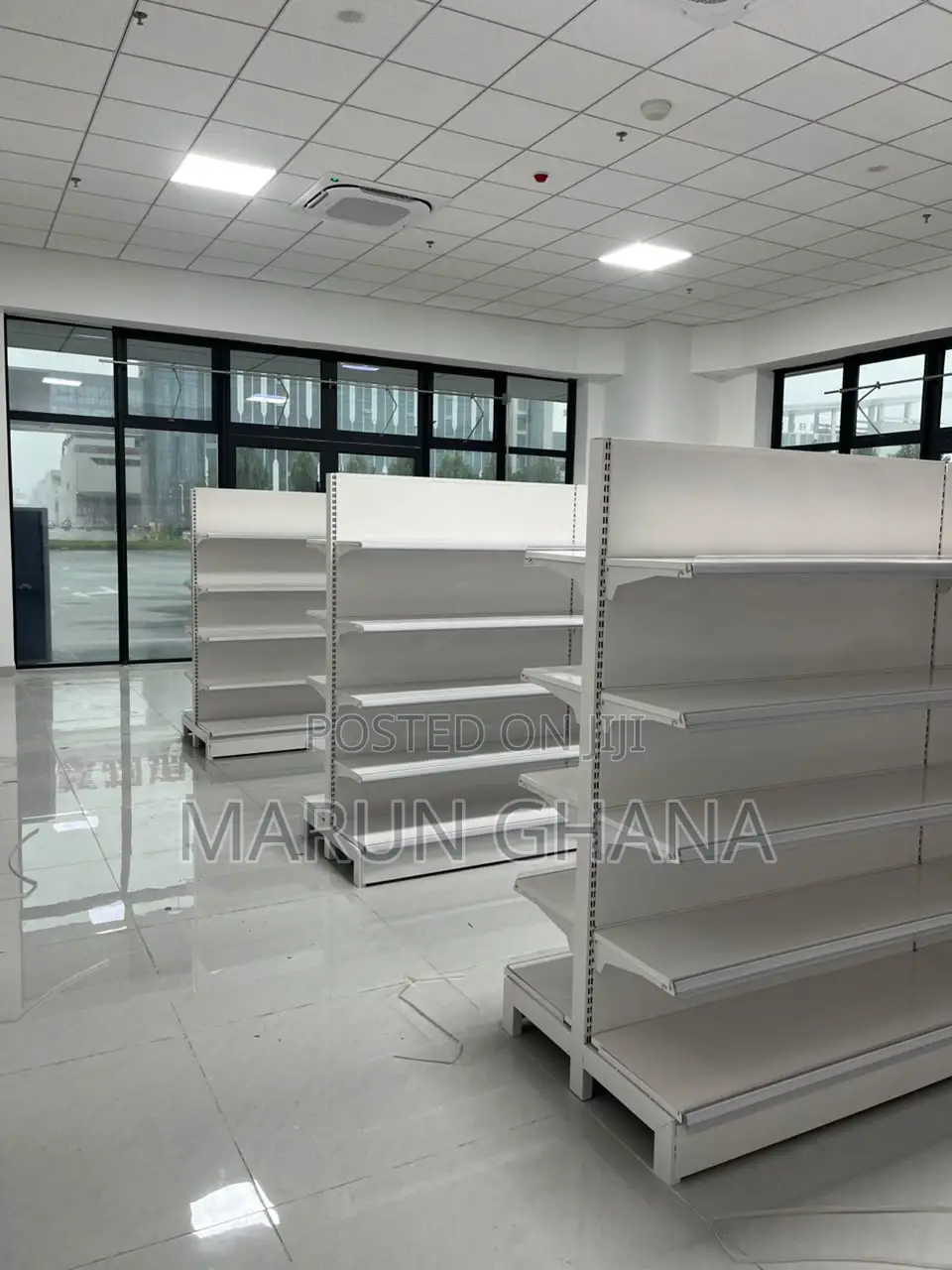 Double-Sided Gondola Shelf Center Gondola, Supermarket Rack,