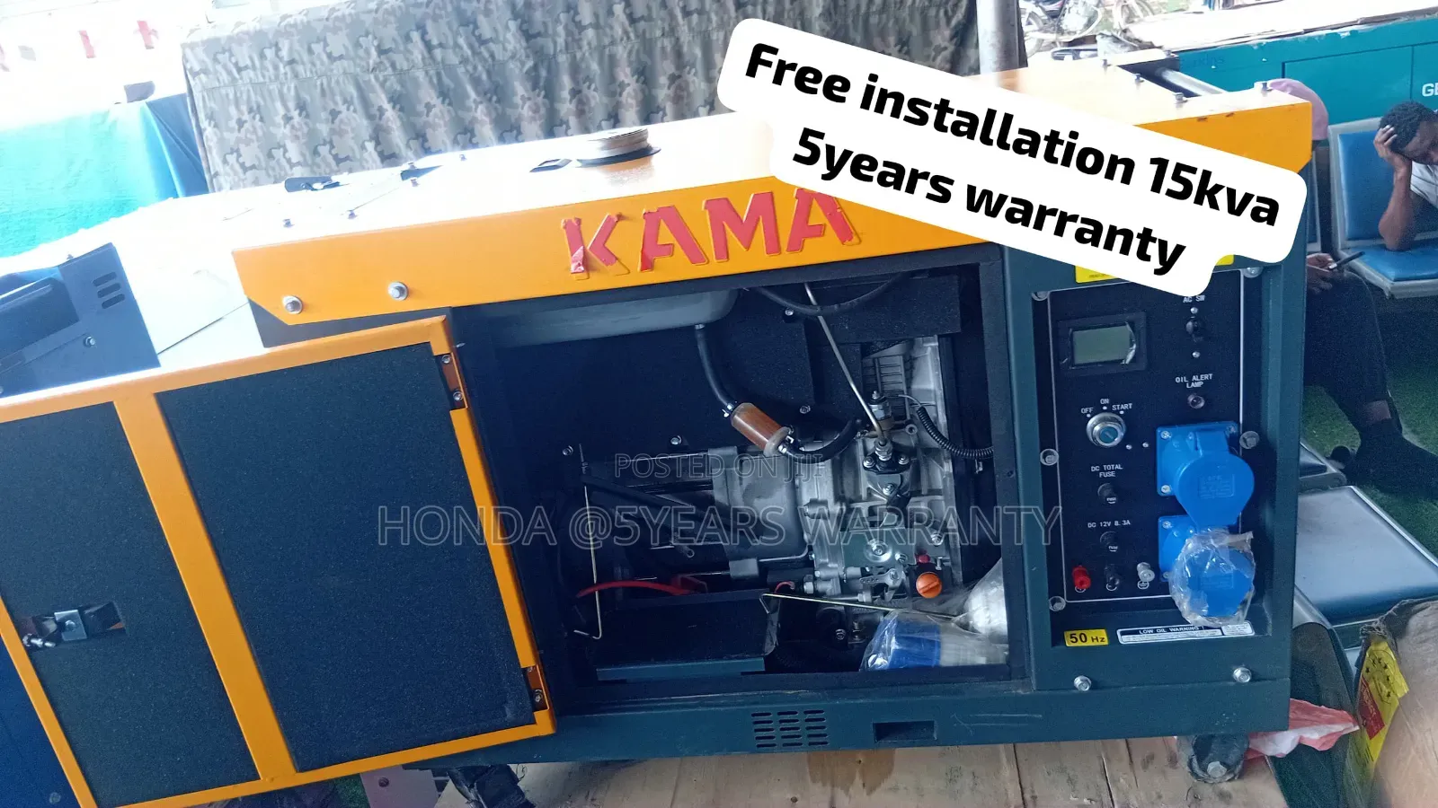 KAMA Silent Diesel Generator – Powerful, Durable Economical 15kva