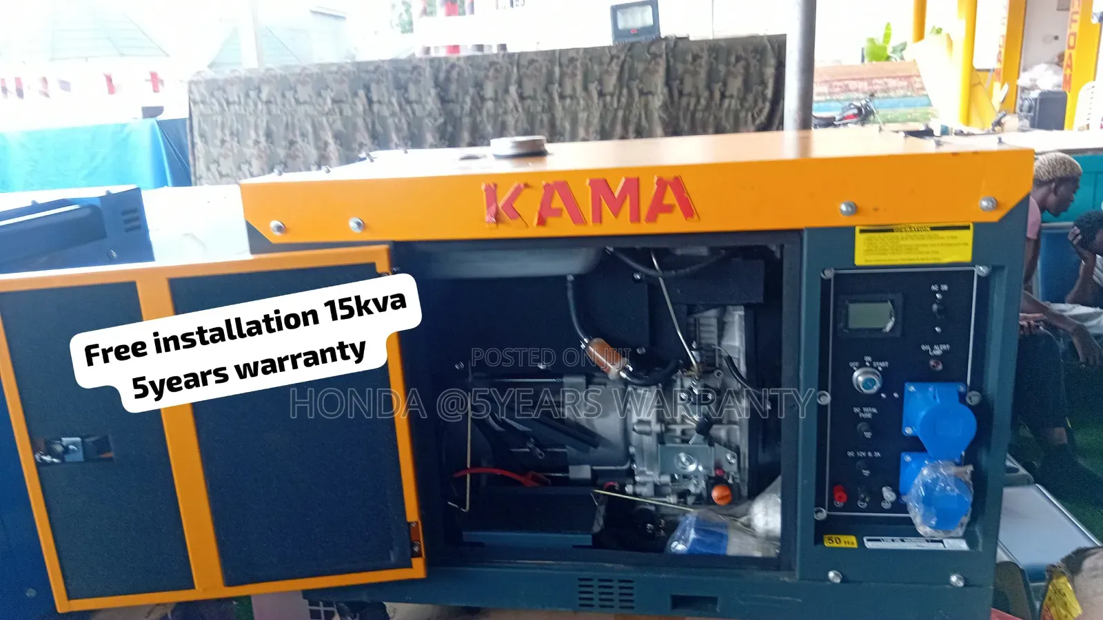 Brand New KAMA Diesel Generator – Massive Power 15kVA