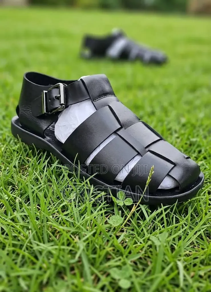 Luxurious Men's Leather Sanders
