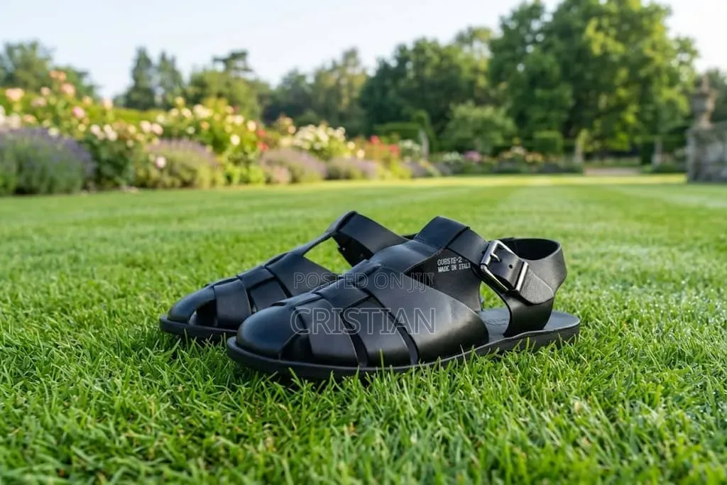Luxurious Men's Leather Sanders