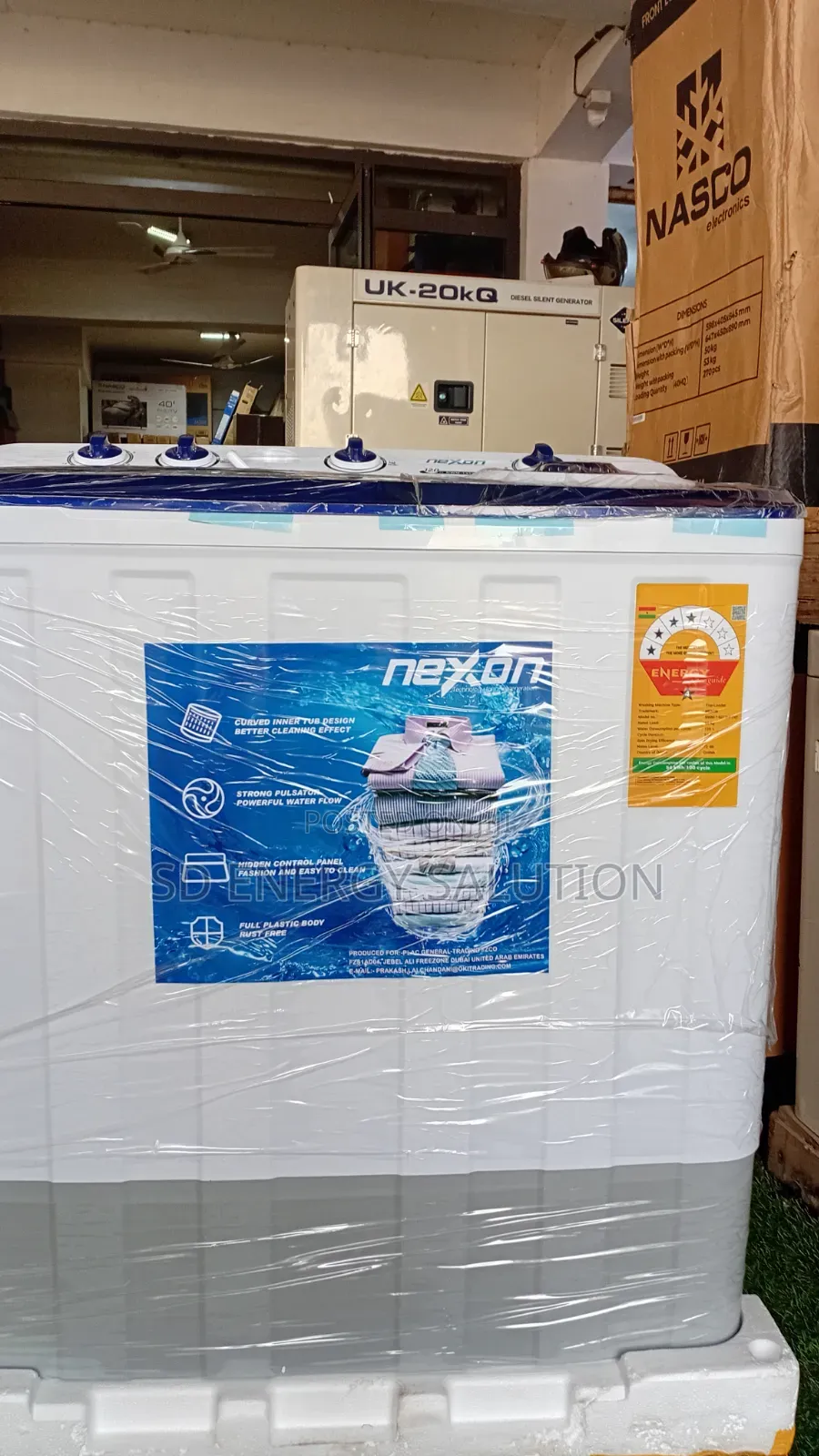 Nexon 12KG Washing Machine – Reliable Performance Every Wash