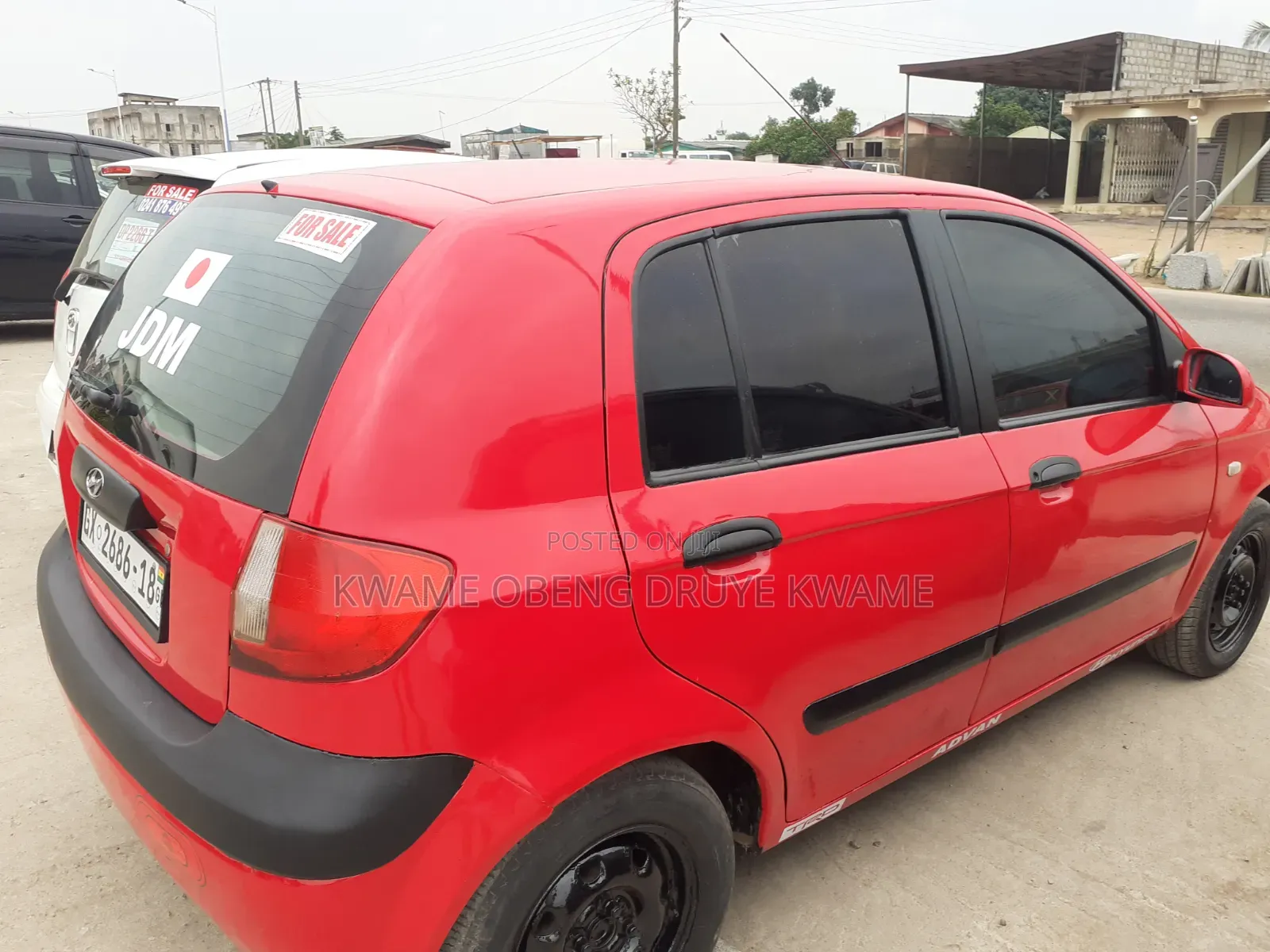 Hyundai Getz 2010 Red