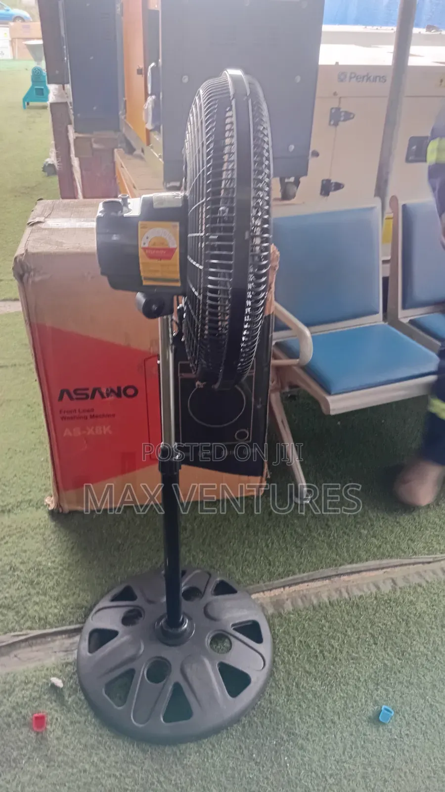 High-Speed Decakila Standing Fan Available