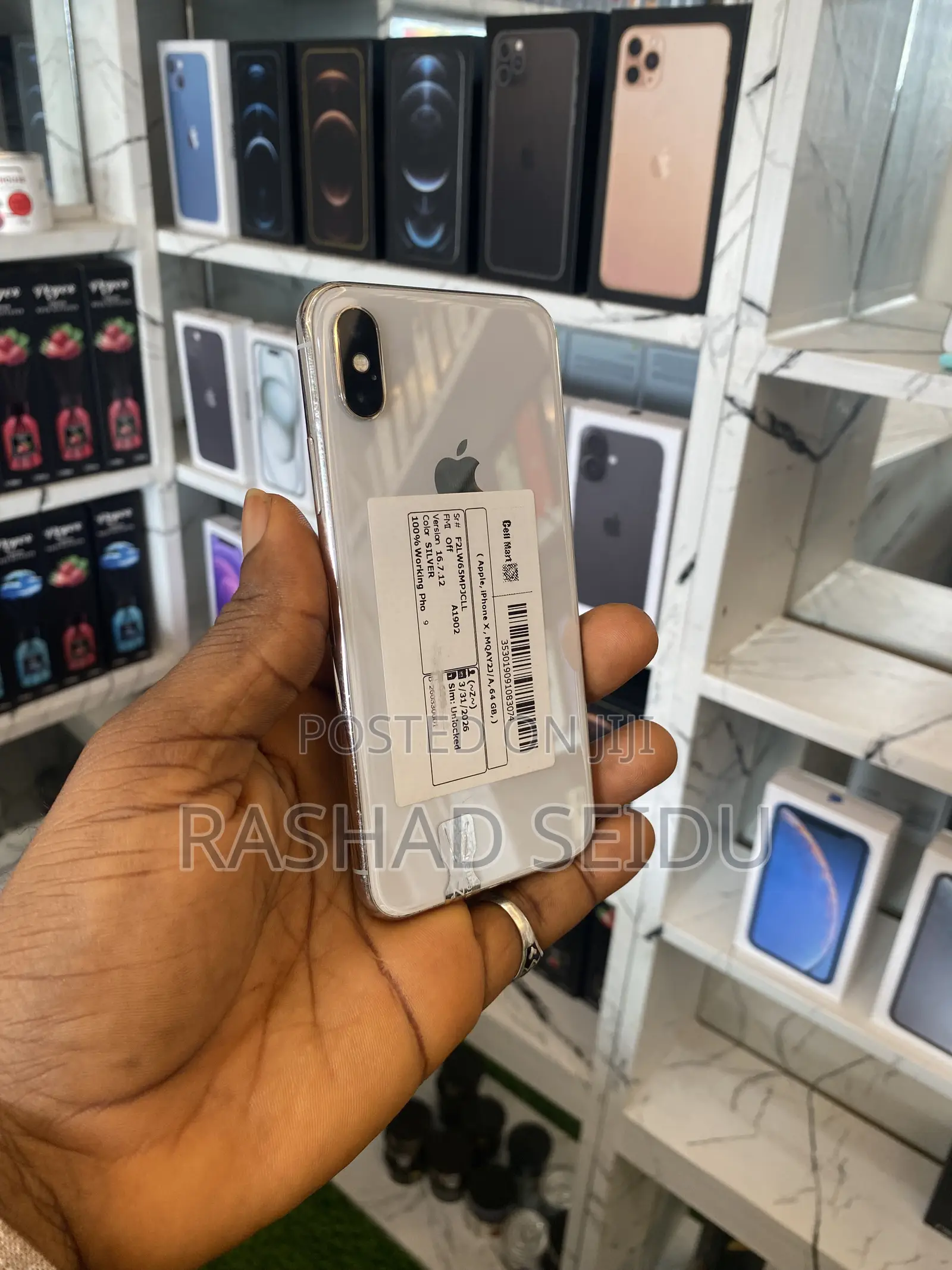 New Apple iPhone X 64 GB White