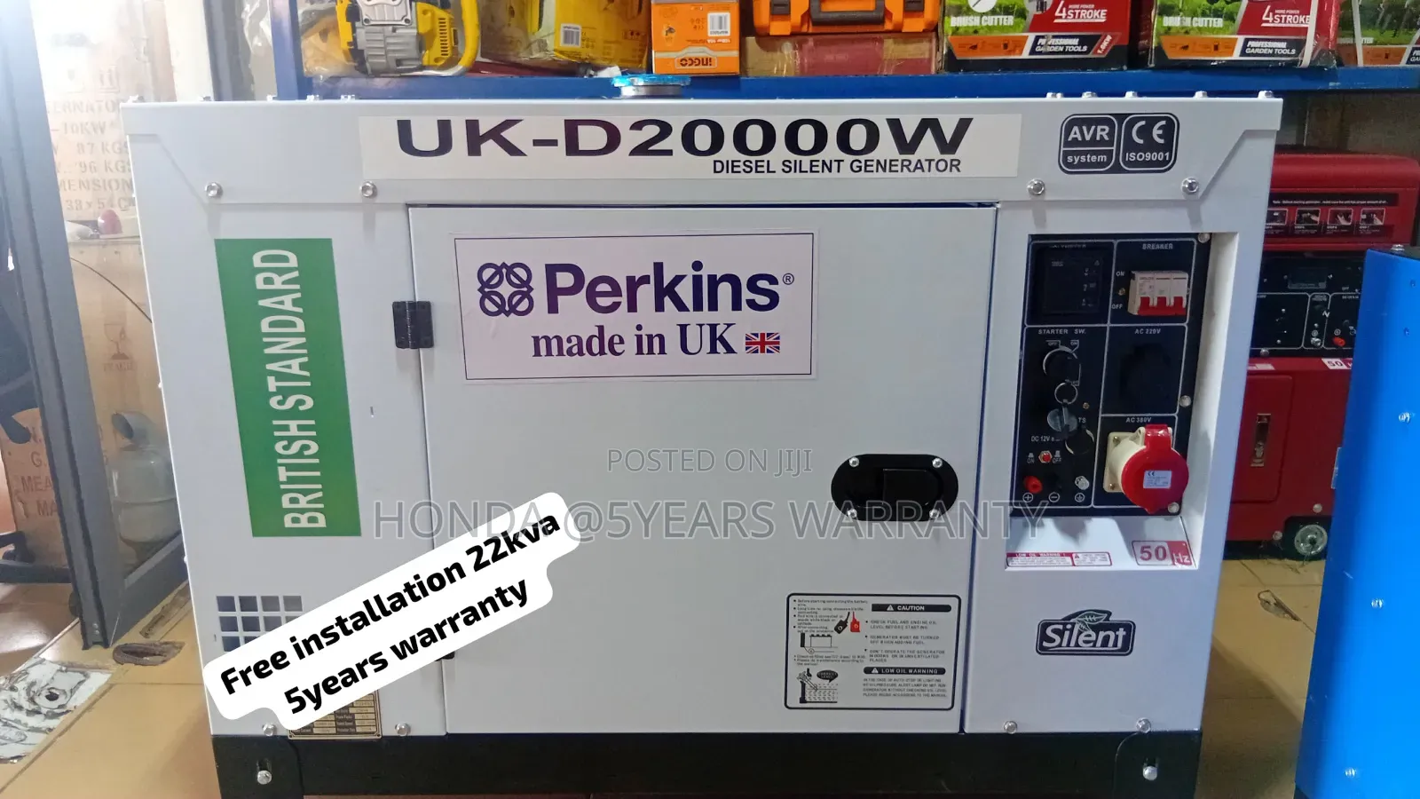 Perkins 22kVA Diesel Generator – Perfect Shops, Offices Homes 22kva