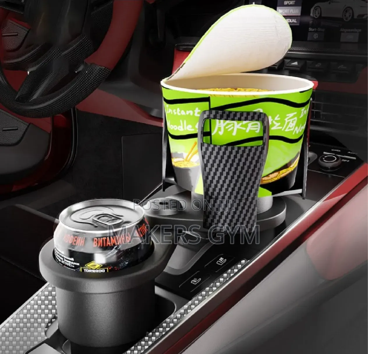 2 in 1 Cup Holder With (360* Degree Rotation)