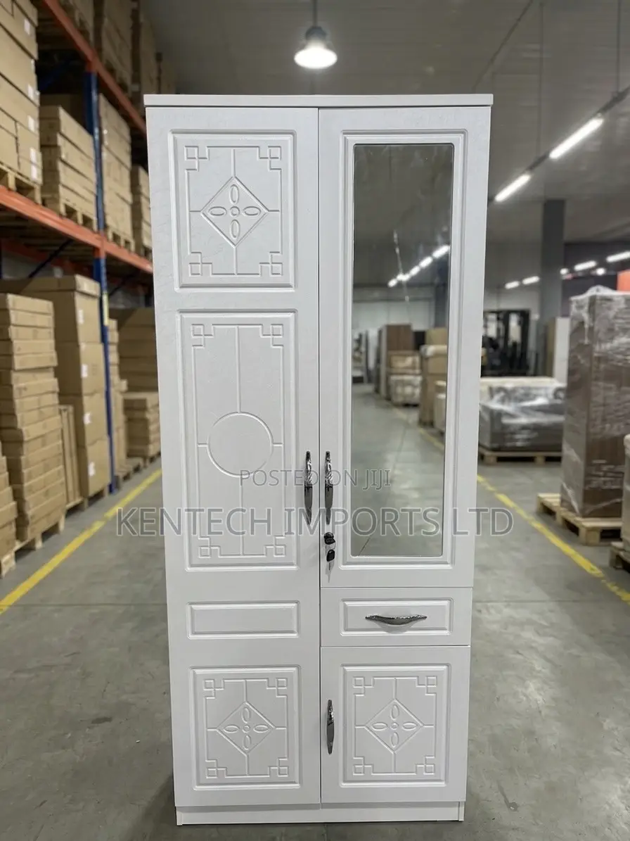 Premium 2 Door China Made Wardrobe - 2 in 1
