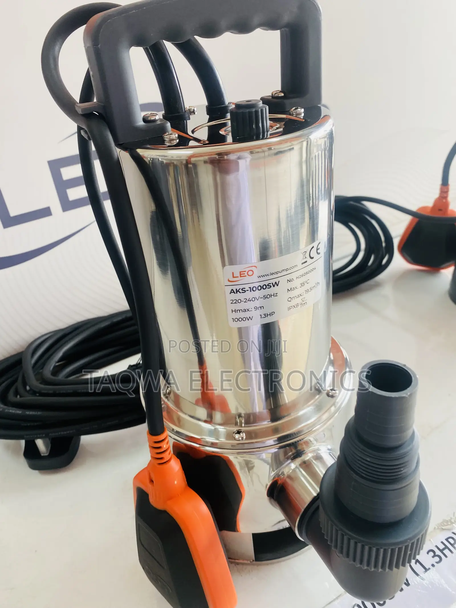 Simple Stainless Leo 1.3hp Submersible Pump