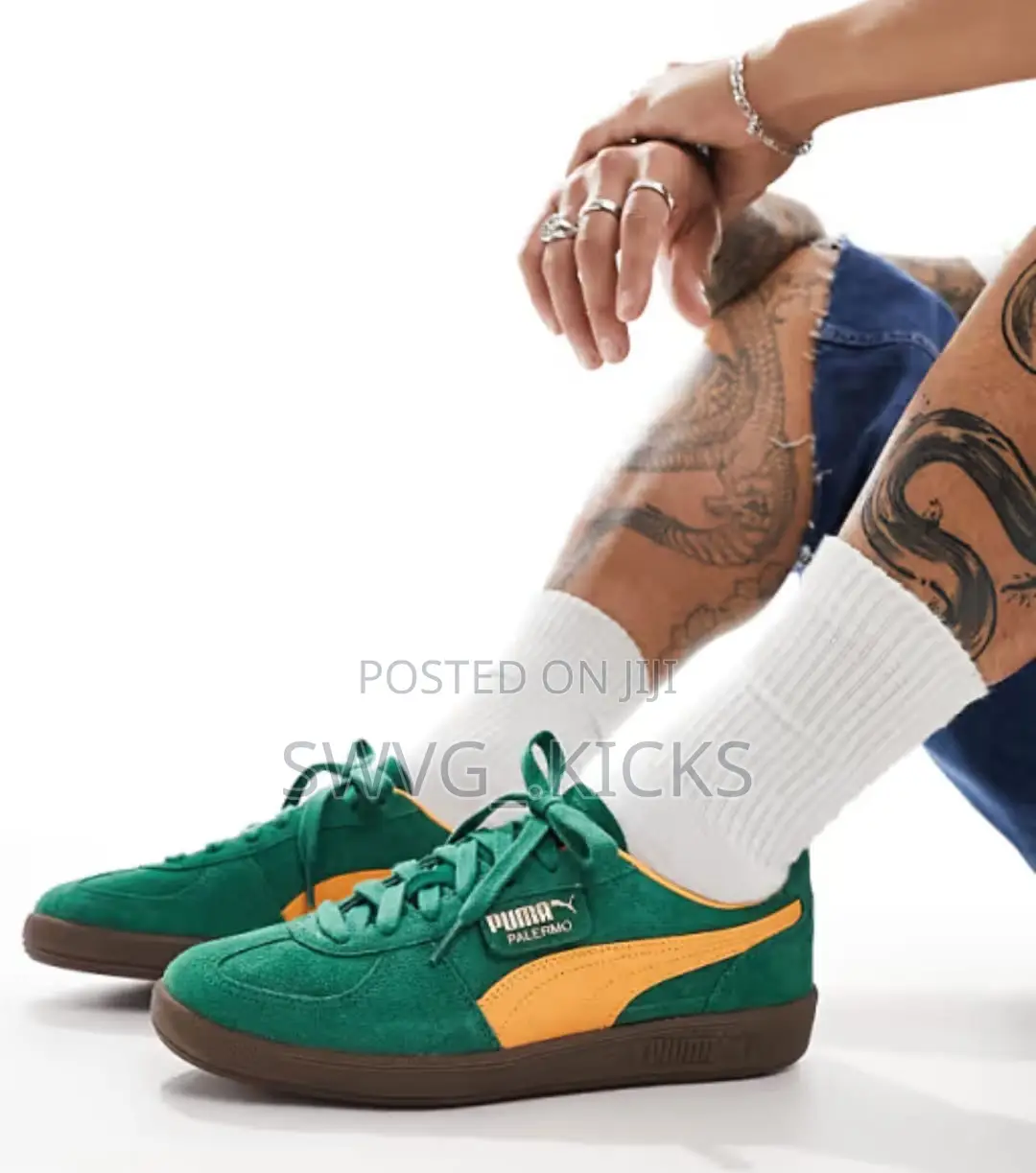 Puma Palermo Sneakers Vine-Clementine Green