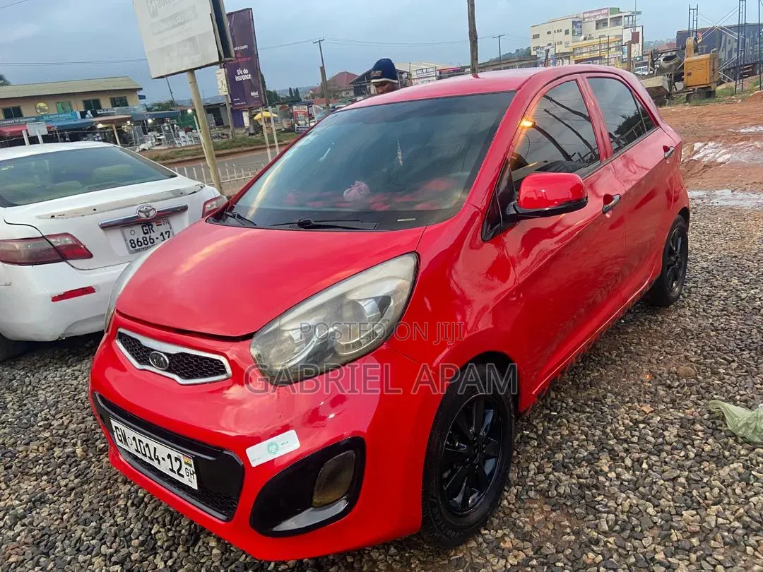Kia Morning 2012 Red