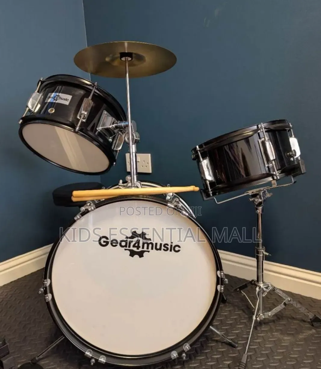 Junior 3 Pieces Drum Ser for Kids