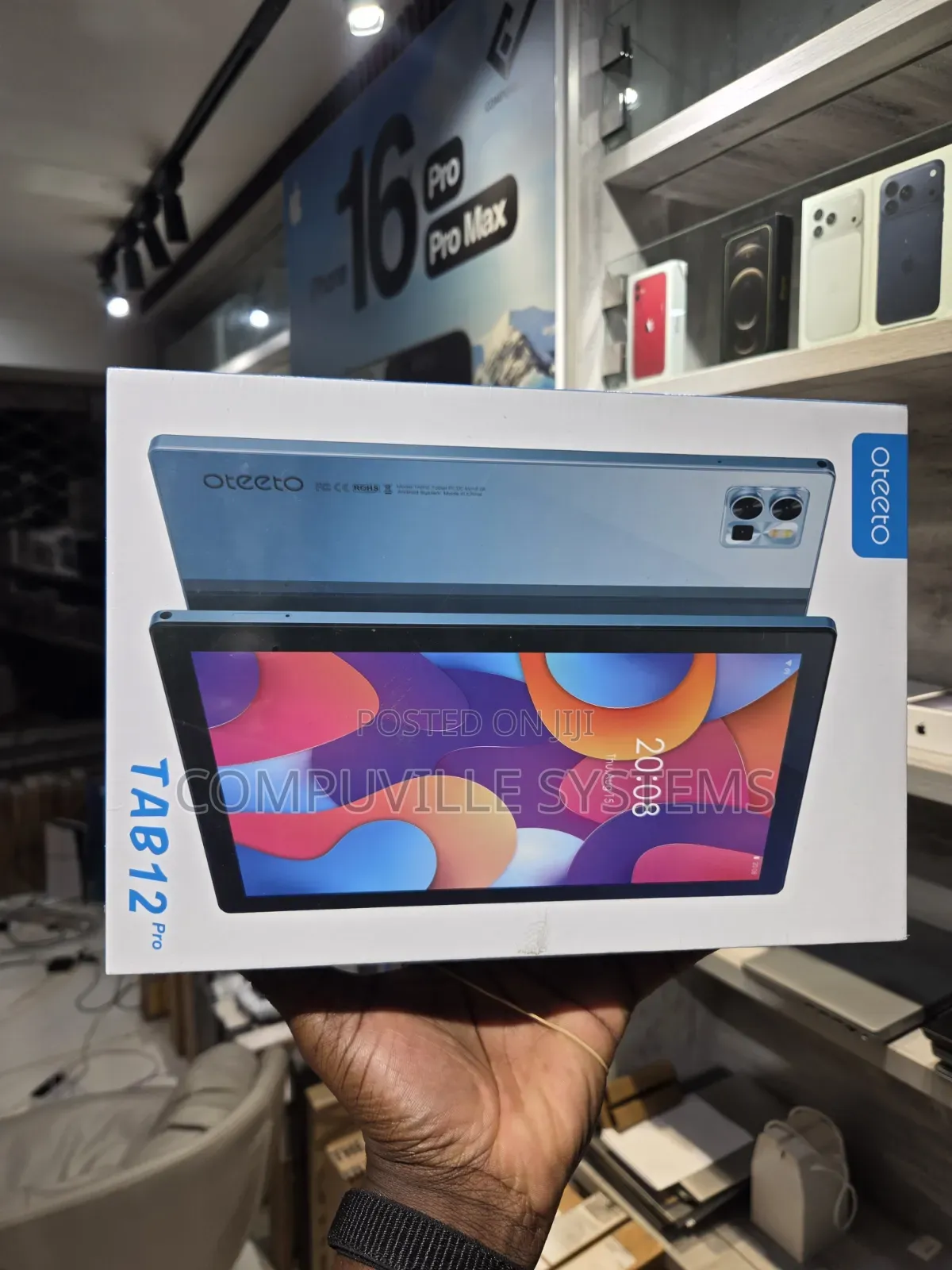 New Oteeto TAB 12 Pro 512 GB Black