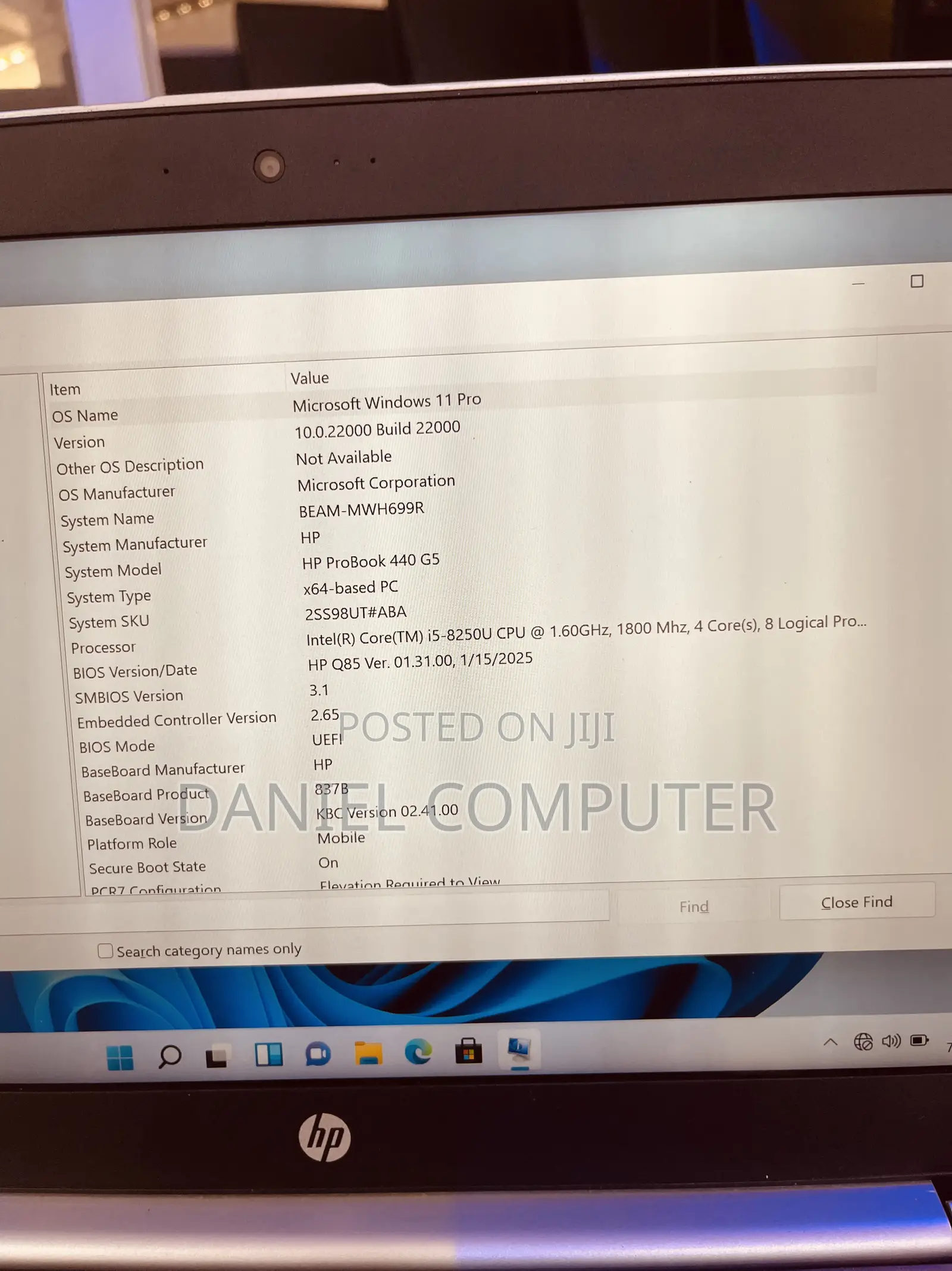 Laptop HP ProBook 440 G5 8GB Intel Core i5 HDD 500GB