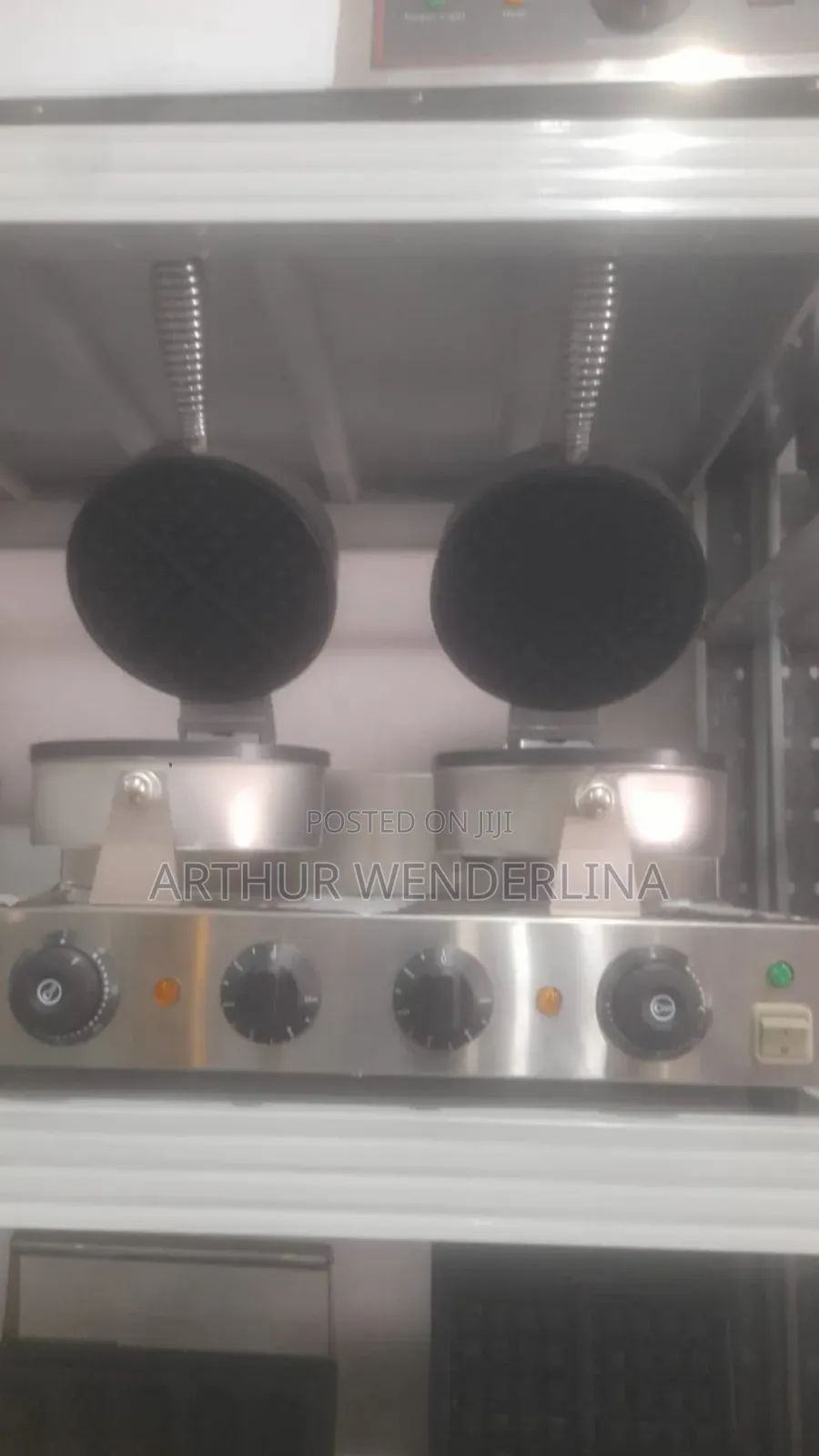 Commercial Double Electric Waffle Maker.