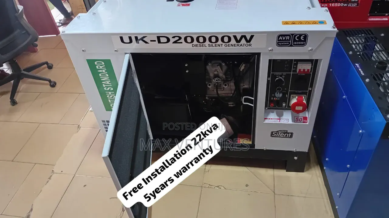 Powerful Perkins 22kVA Diesel Generator Available Now