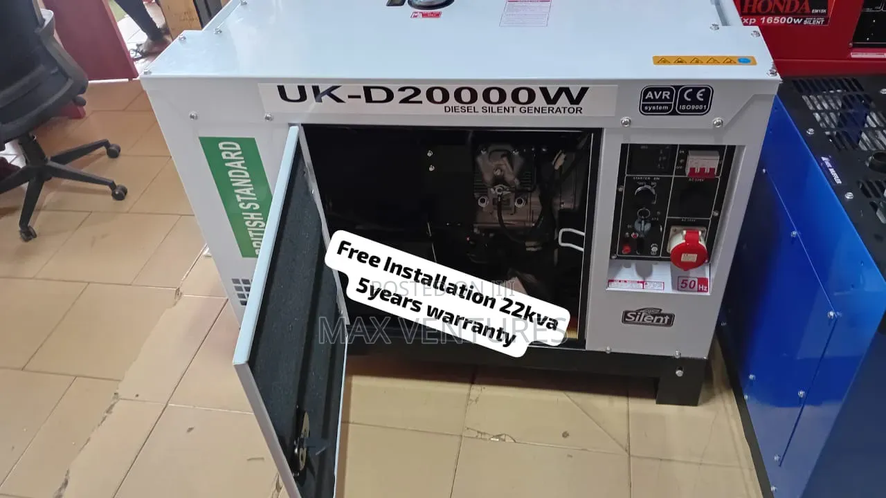 Powerful Perkins 22kVA Diesel Generator Available Now
