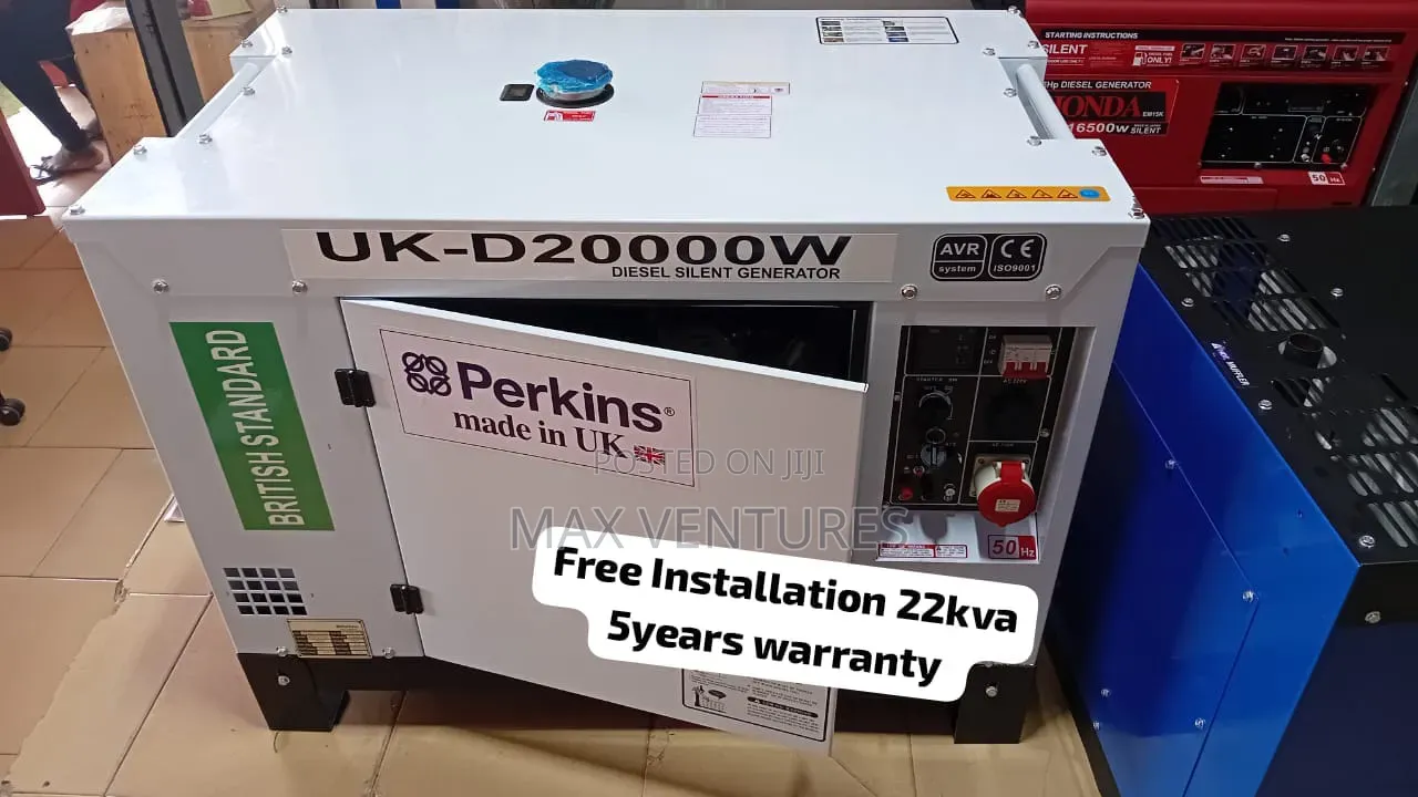 Perkins 22kVA Silent Diesel Generator – Premium Quality 22kva