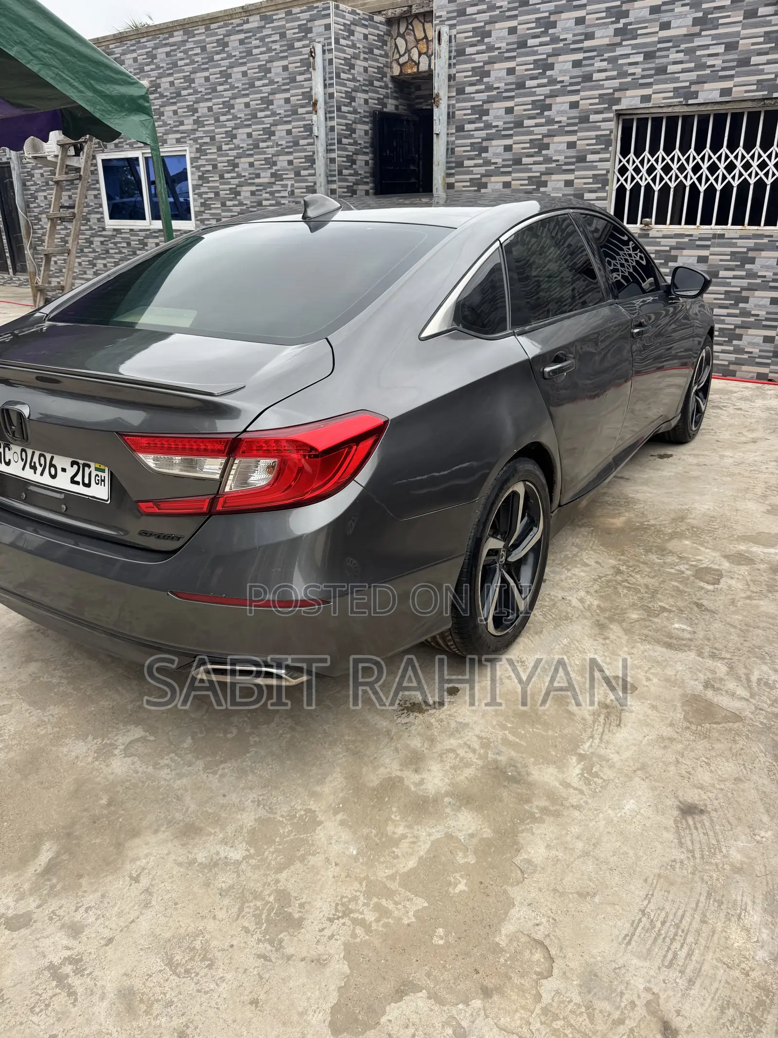 Honda Accord Sport 2018 Gray