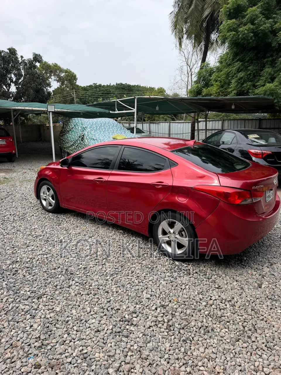 Hyundai Elantra 2013 Red