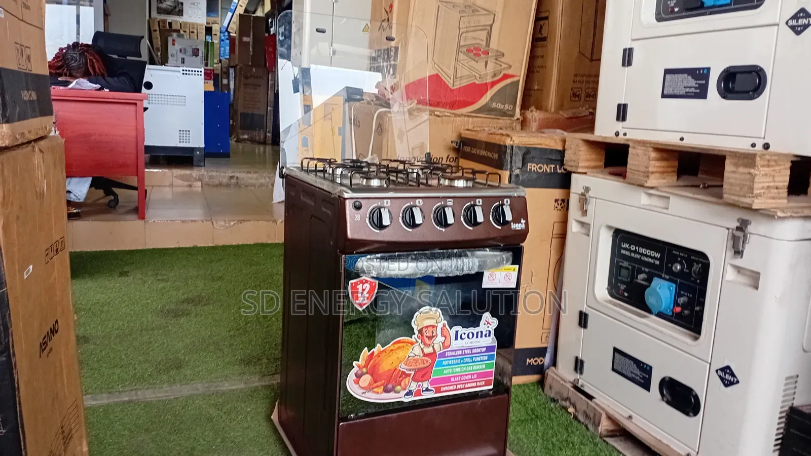 Icona Gas Cooker Burner – Reliable Home Kitchen Appliance