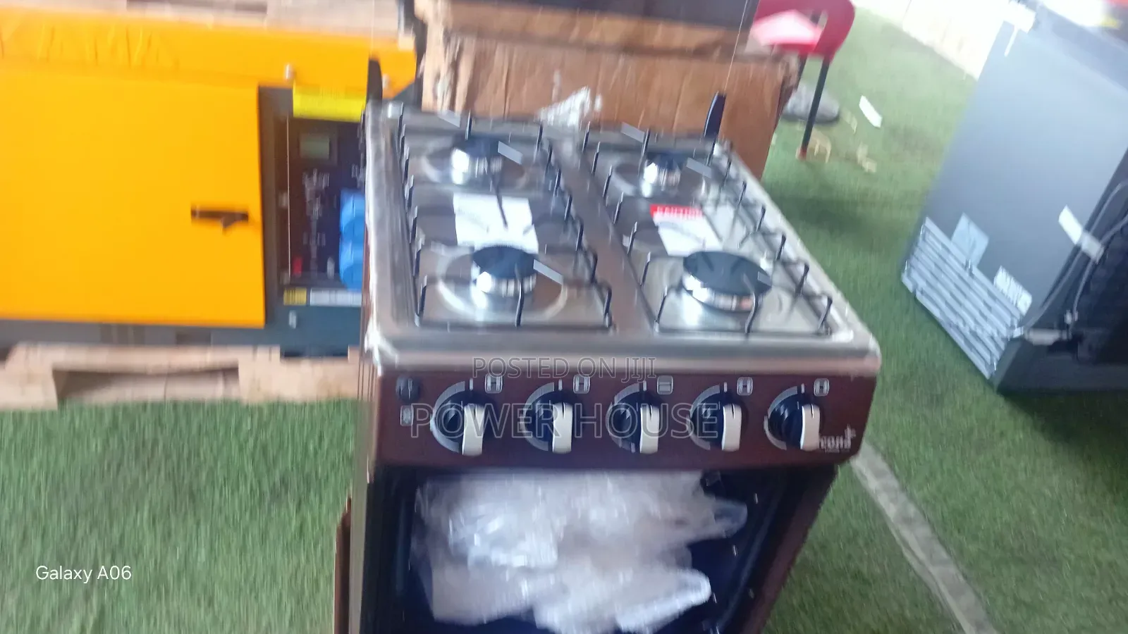 Icona 4 Burner Gas Cooker – Glass Top, Oven Grill Included