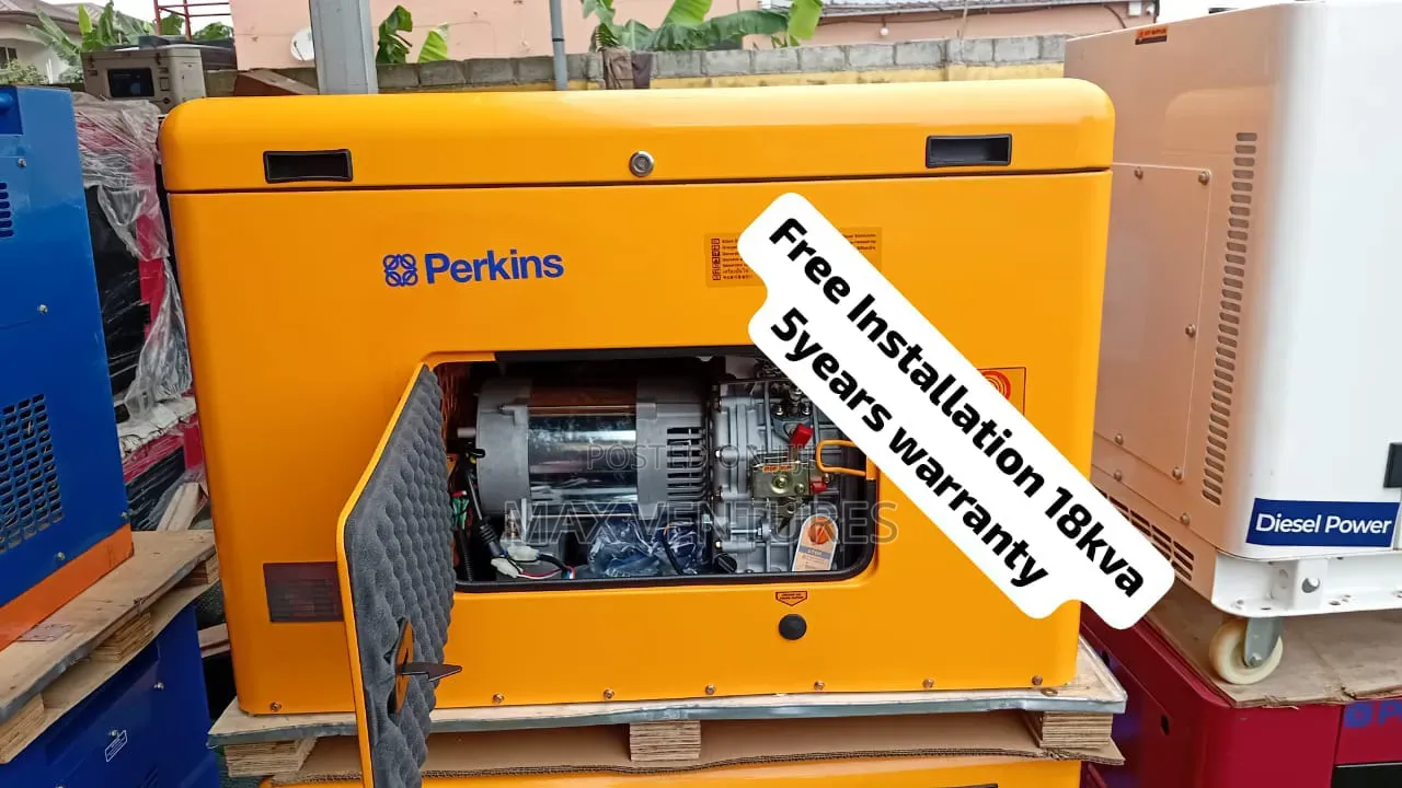 Premium Perkins 18kVA Silent Generator Available Now 18kva